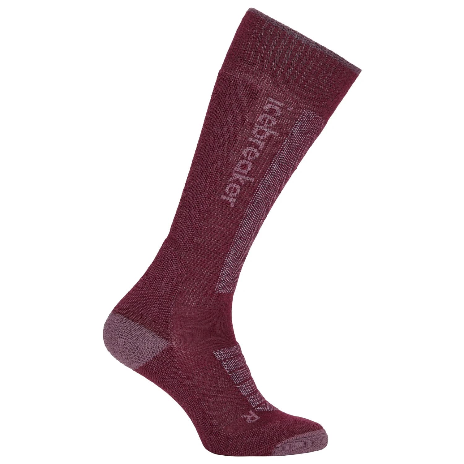 Ски чорапи Icebreaker Women's Merino Ski+ Medium OTC Ski socks - Darkberry / Grey Plum / Zincblue
