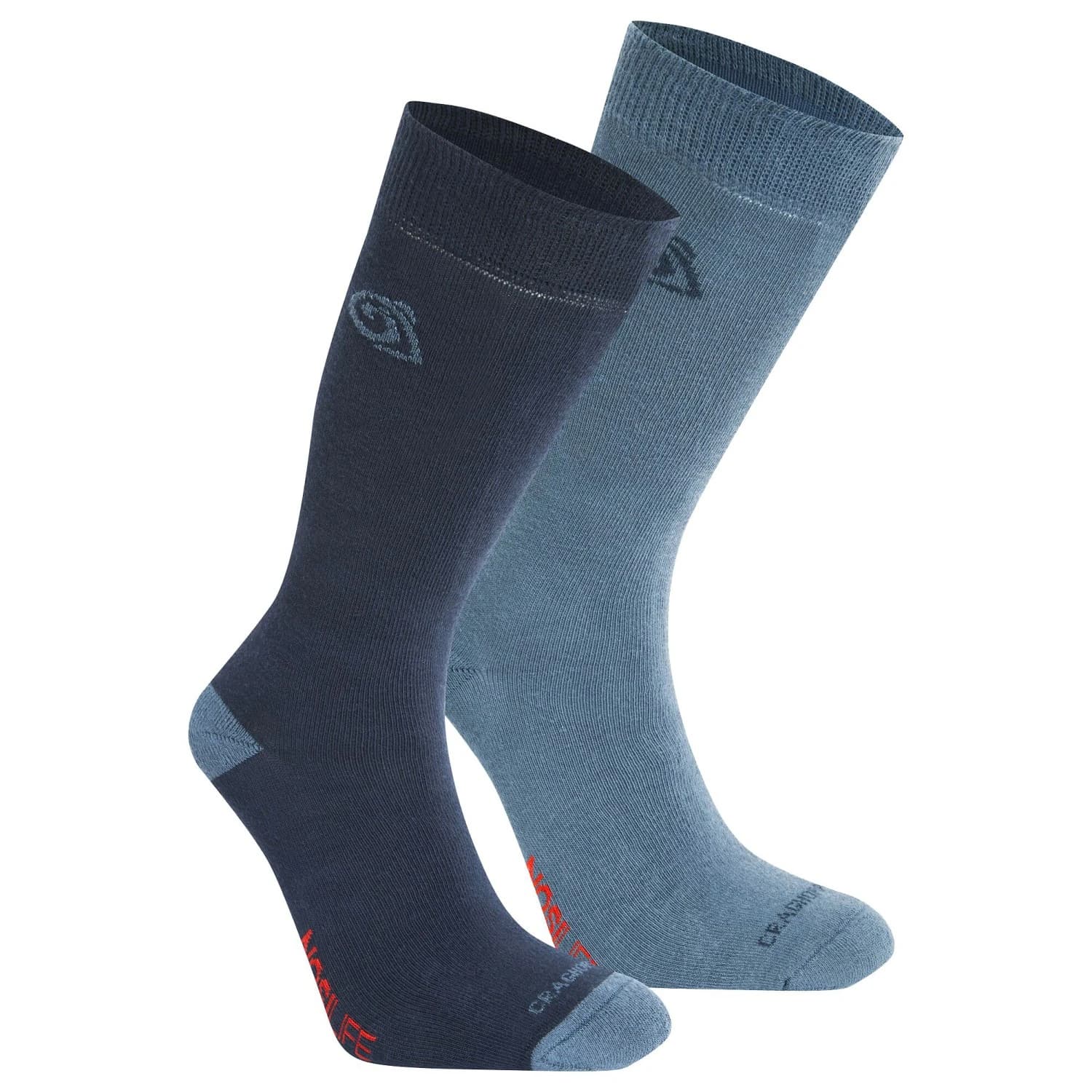 Туристически чорапи Craghoppers Nosilife Travel Twin Pack Socks Walking socks - Blue Navy / Blue Stone