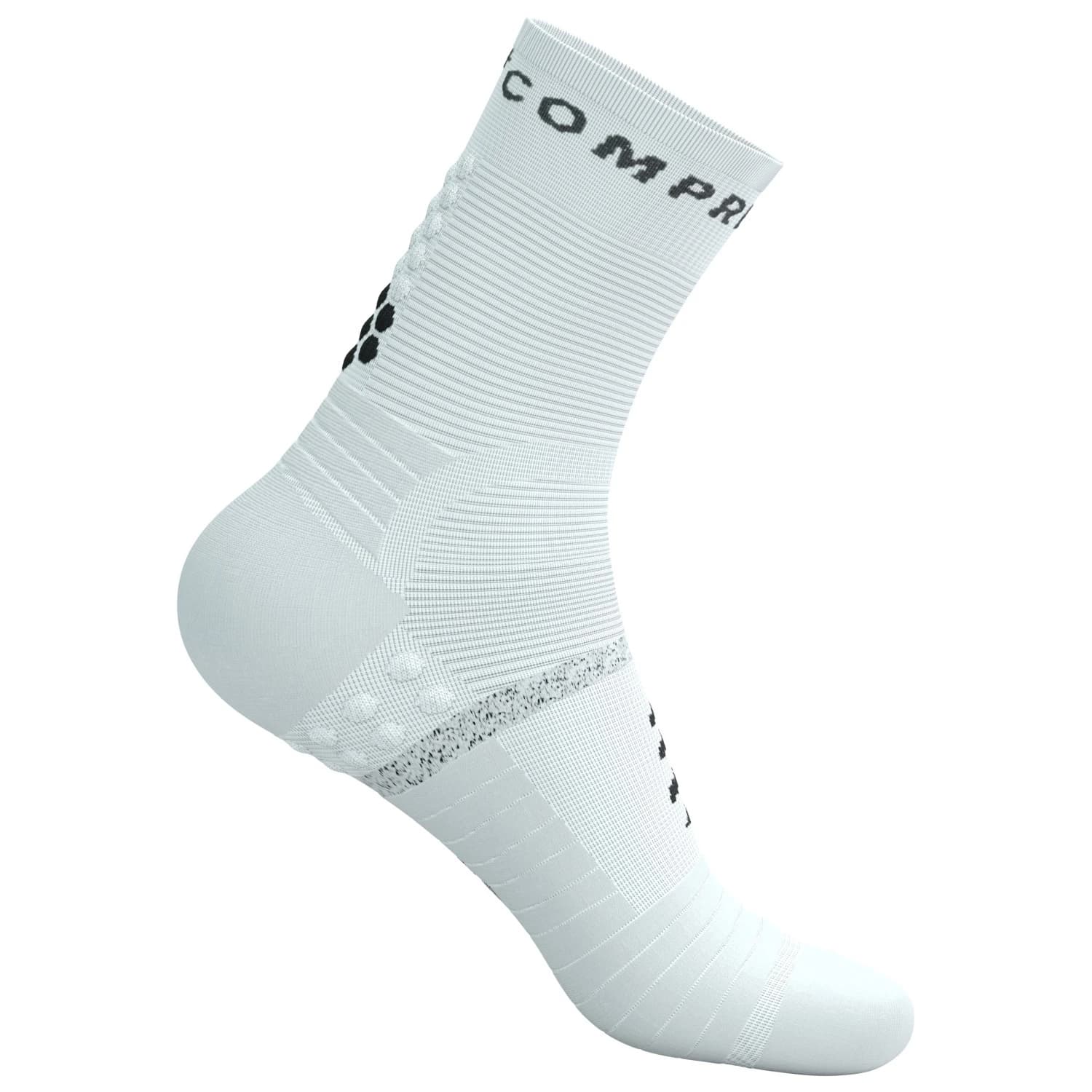 Чорапи за бягане Compressport Pro Marathon Socks V2.0 Running socks - White / Black