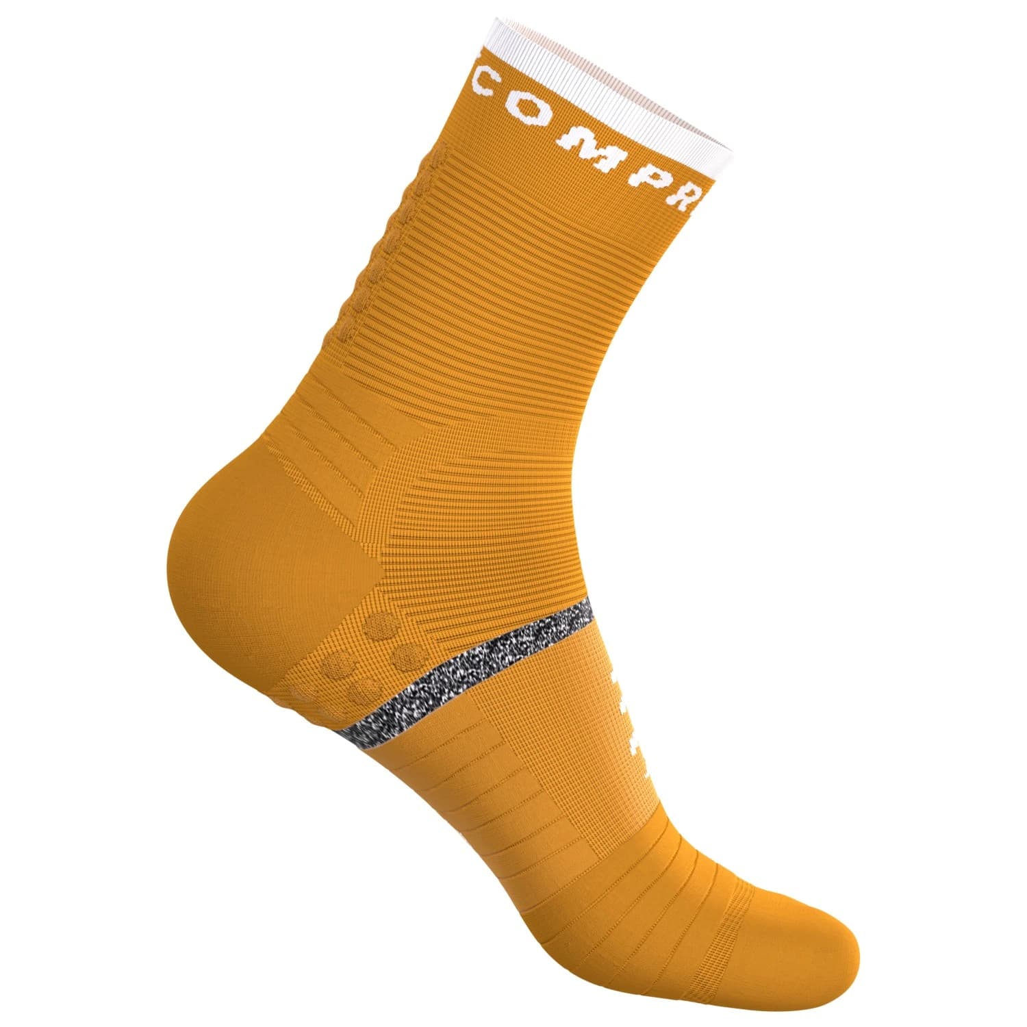 Чорапи за бягане Compressport Pro Marathon Socks V2.0 Running socks - Sunflower / White