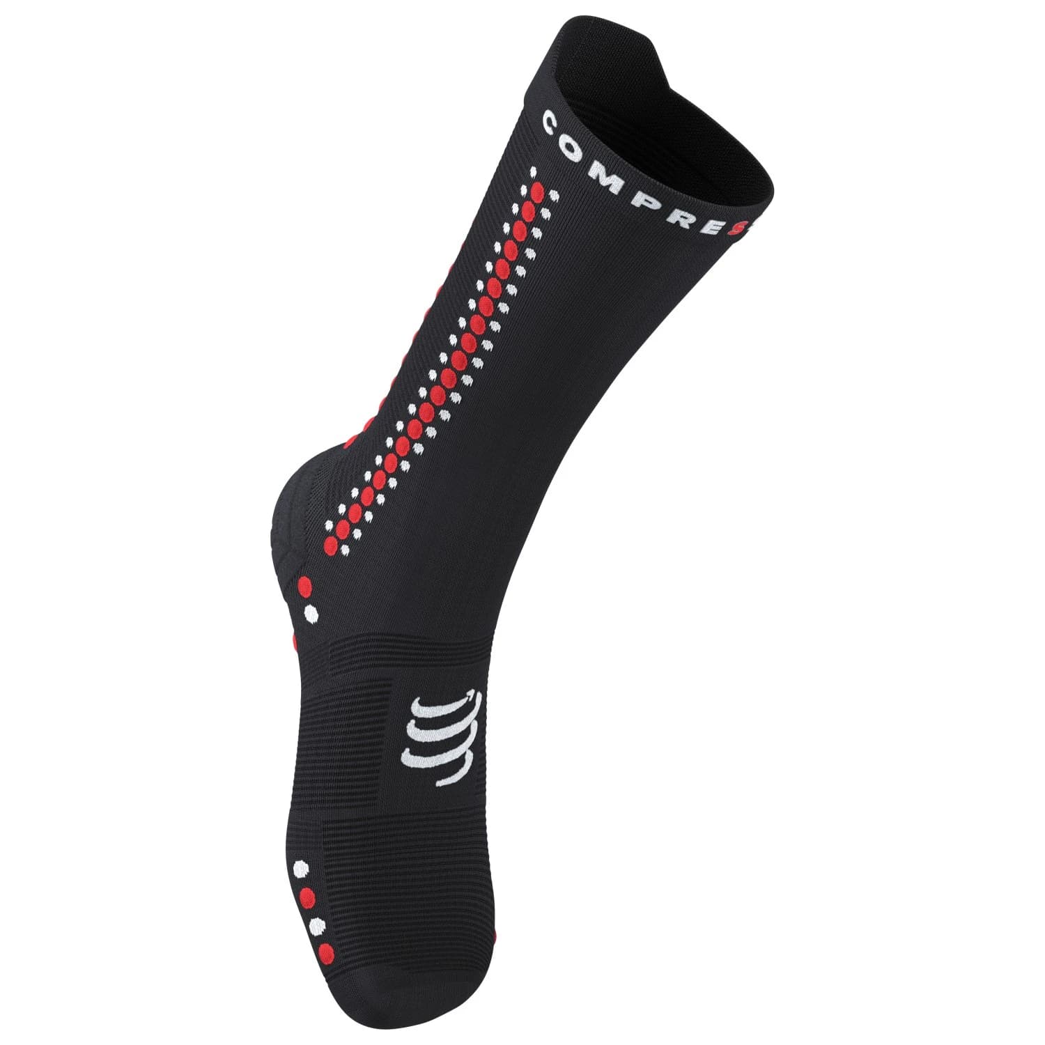 Чорапи за бягане Compressport Pro Racing Socks V4.0 Bike Cycling socks - Black / Red