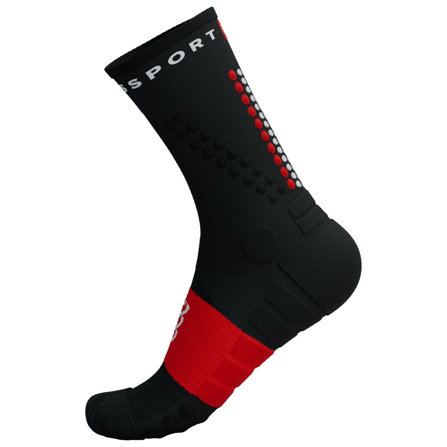 Чорапи за бягане Compressport Ultra Trail Socks V2.0 Running socks - Black / Red