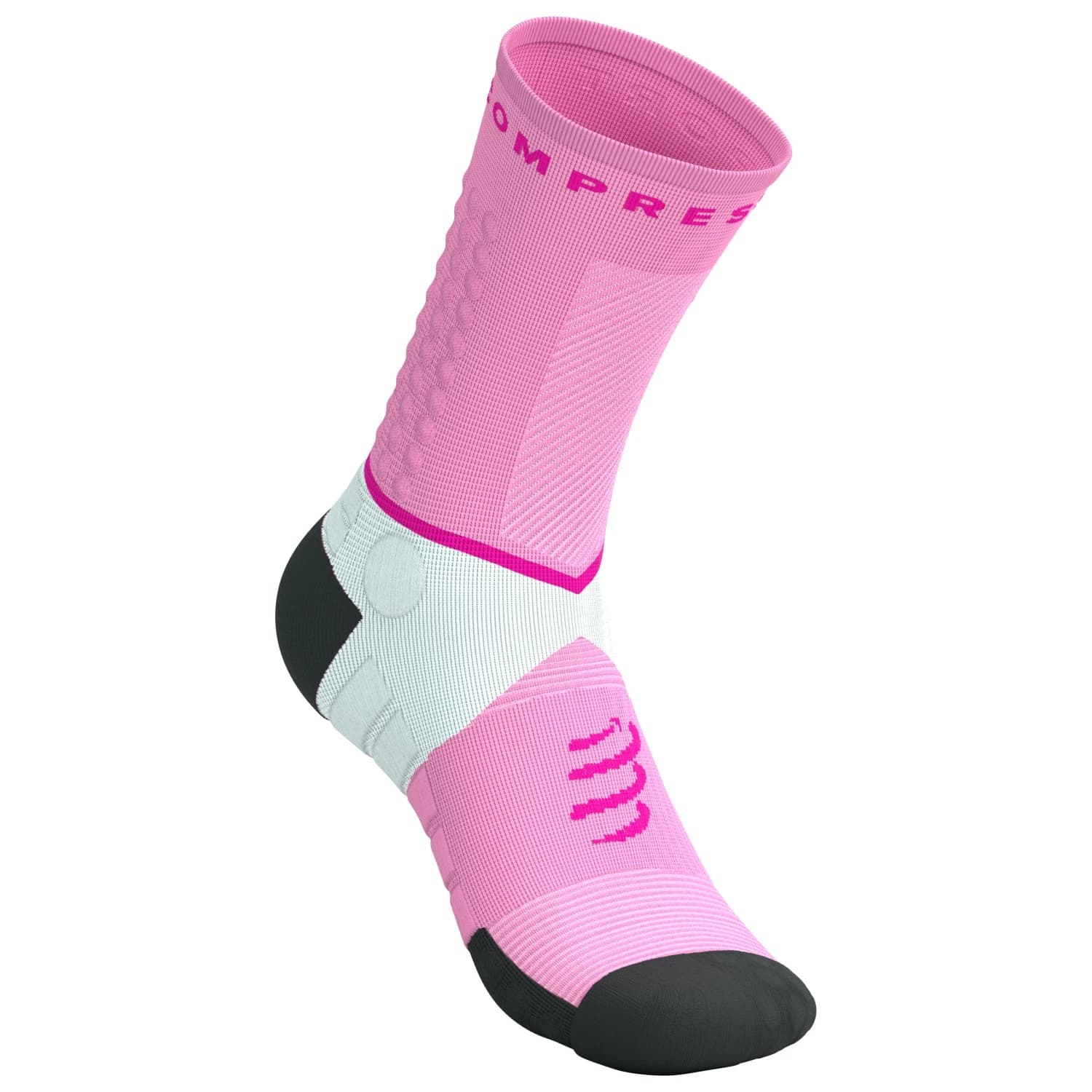 Чорапи за бягане Compressport Ultra Trail Socks V2.0 Running socks - Begonia / Neon Pink