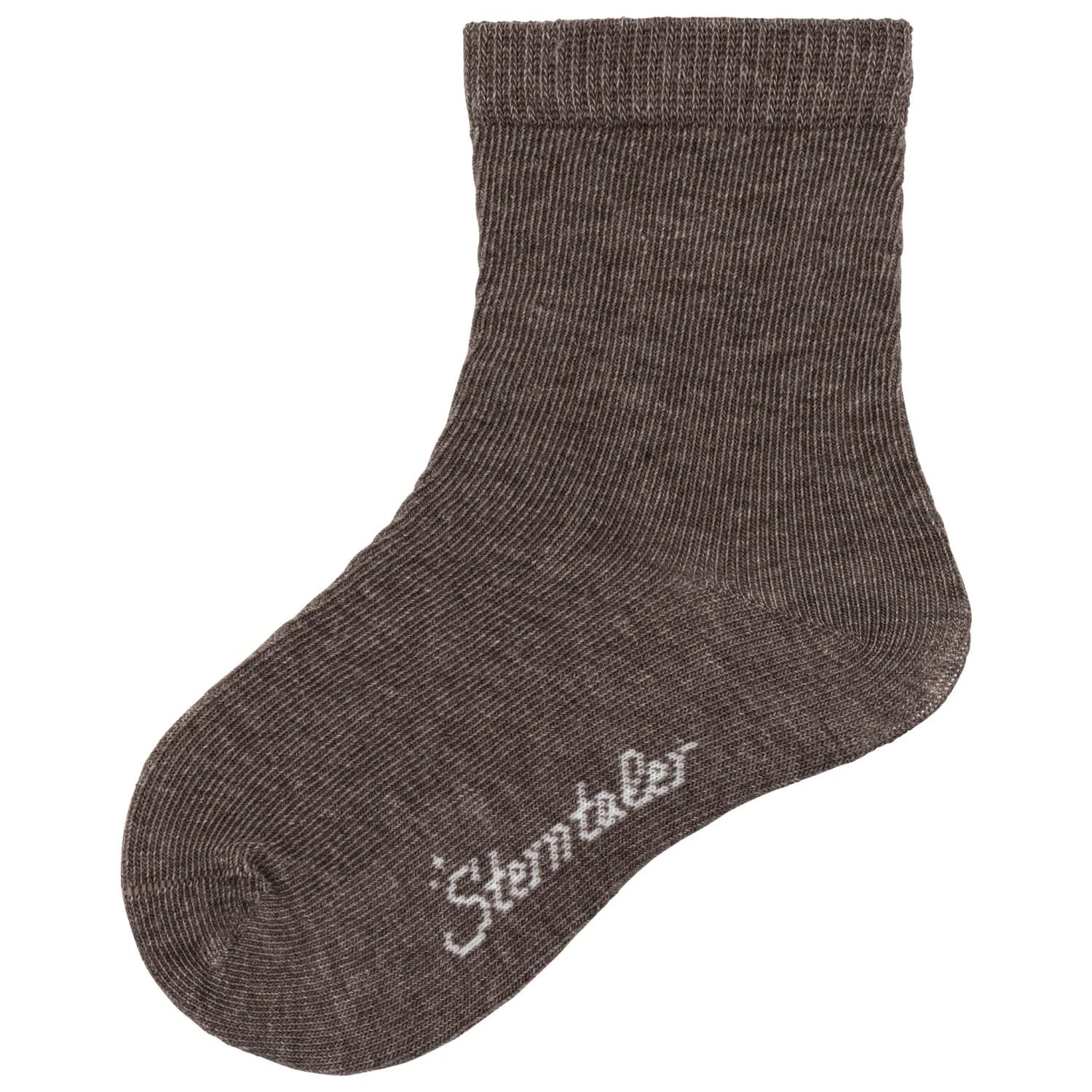 Детски мериносови чорапи Sterntaler Kid's Socks Wool Merino socks - Braun Melange