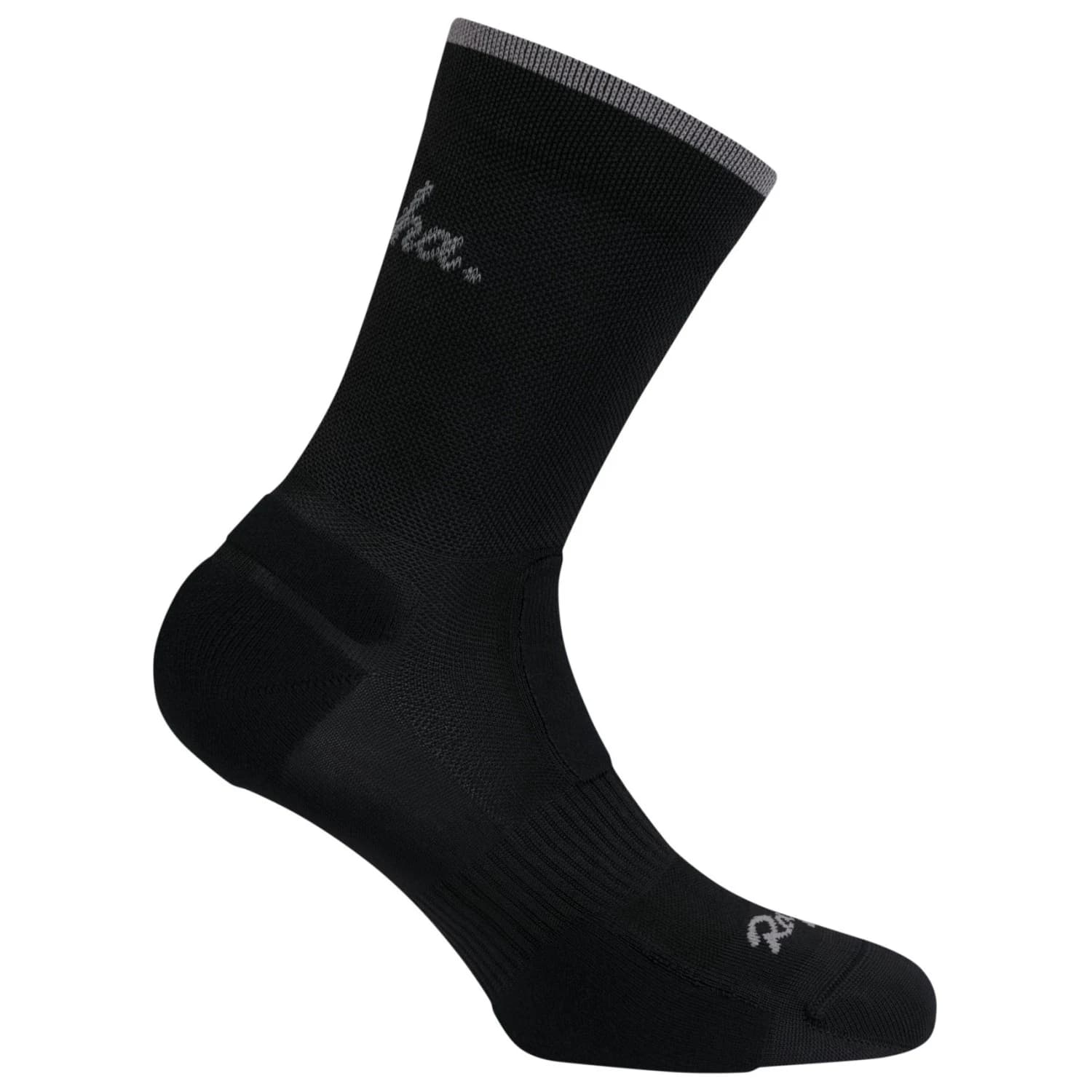 Чорапи за колоездене Rapha Reflective Brevet Socks Cycling socks - Black / Dark Grey