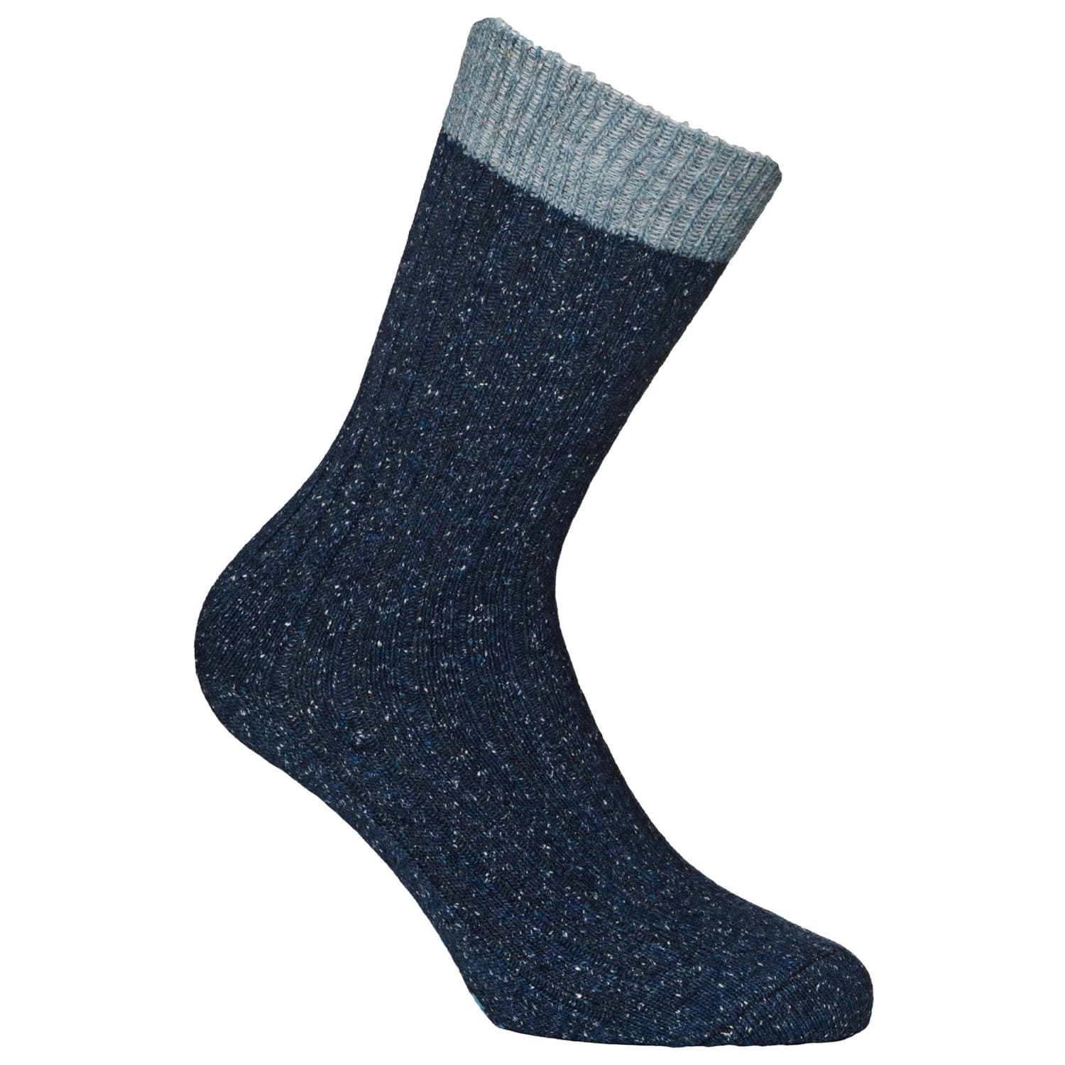 Спортни чорапи Alpacasocks&co Merino Silk Rib Crew Sports socks - Blue-Dark Blue