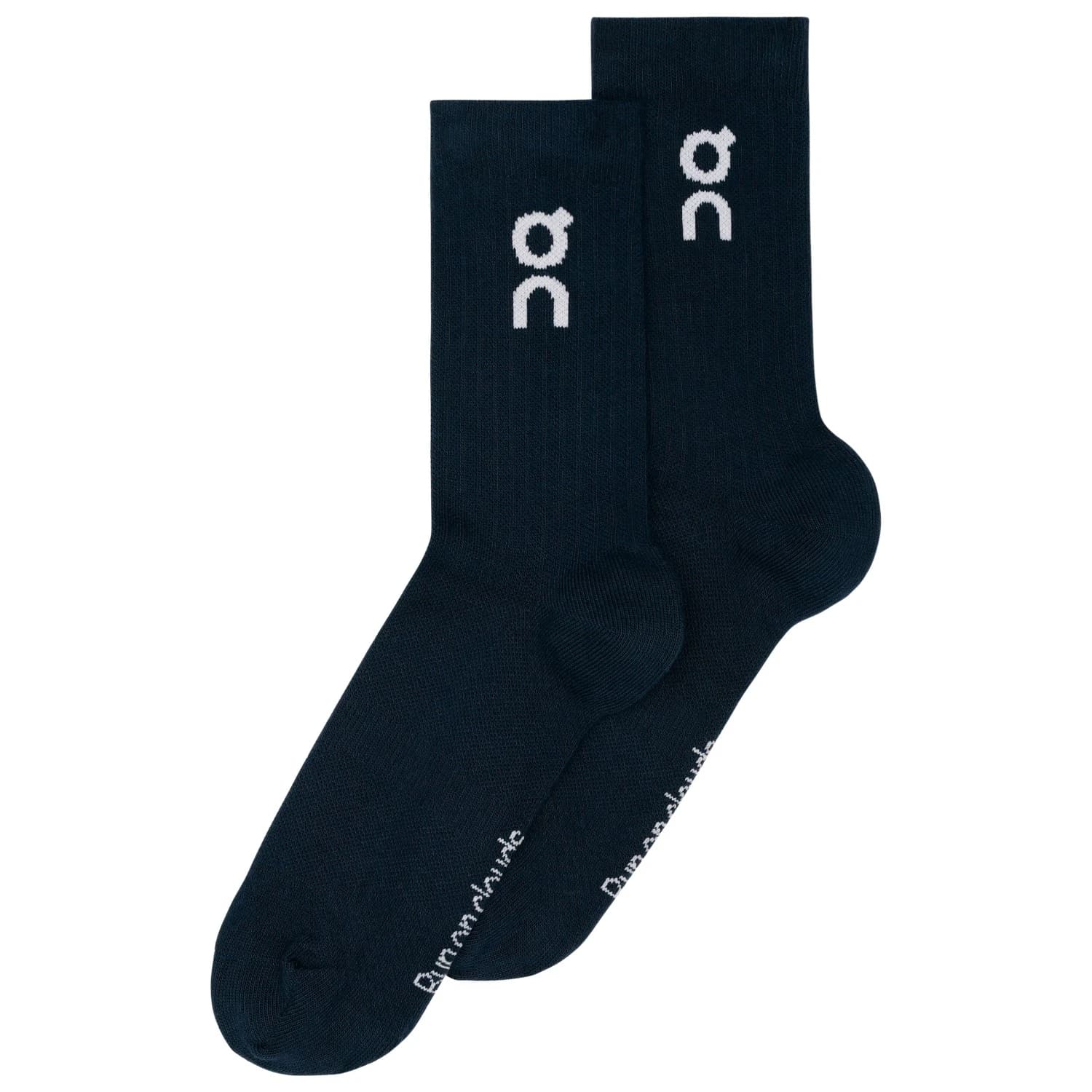 Спортни чорапи On Logo Sock High 3-Pack Sports socks - Black