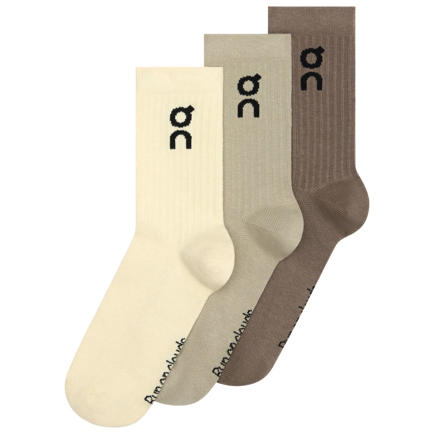 Спортни чорапи On Logo Sock High 3-Pack Sports socks - Hare / Brume