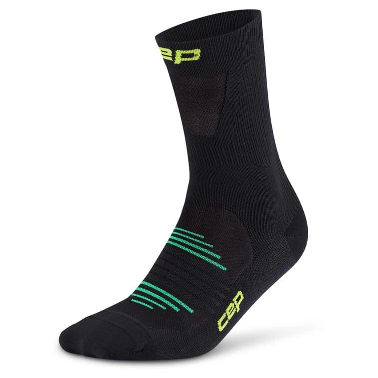 Мъжки чорапи за бягане CEP Pro Run Ultralight Socks Mid Cut Running socks - Black
