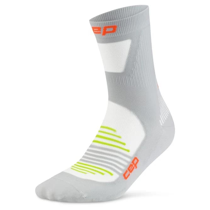 Мъжки чорапи за бягане CEP Pro Run Ultralight Socks Mid Cut Running socks - Grey
