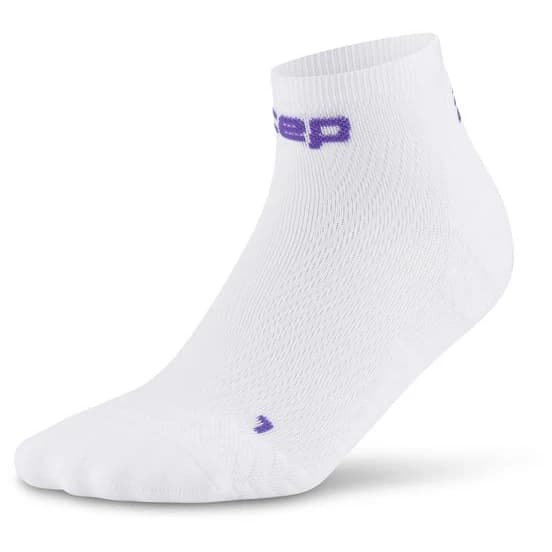 Мъжки чорапи за бягане CEP Run Ultralight Socks Low Cut 4.0 Running socks - White