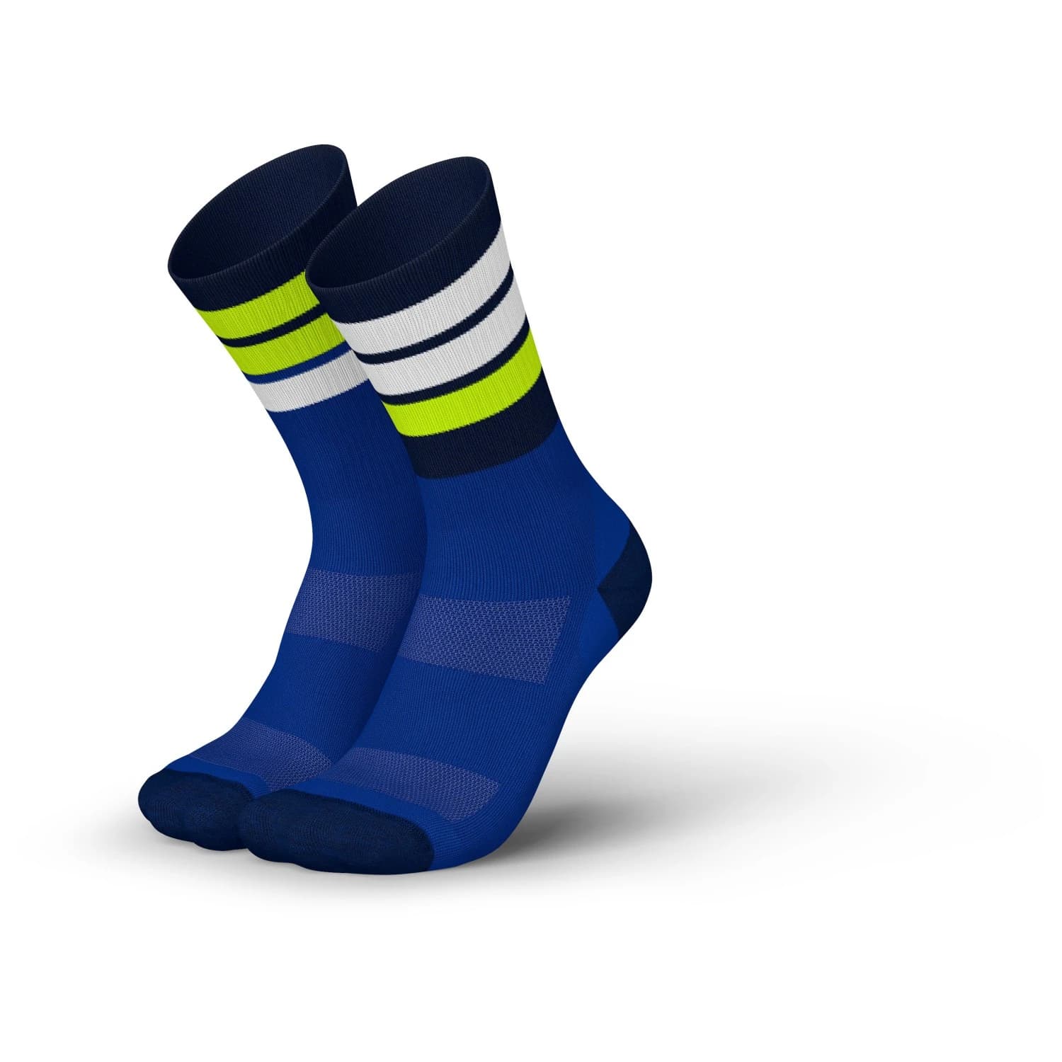 Чорапи за бягане INCYLENCE Merino Strive Running socks - Blue Canary