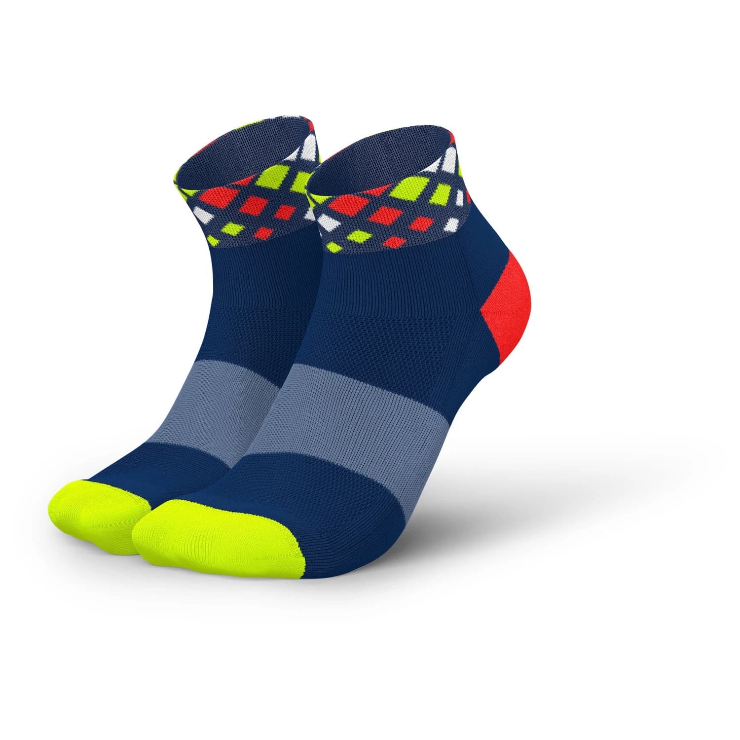 Чорапи за бягане INCYLENCE Running Crystals Short Running socks - Navy Canary