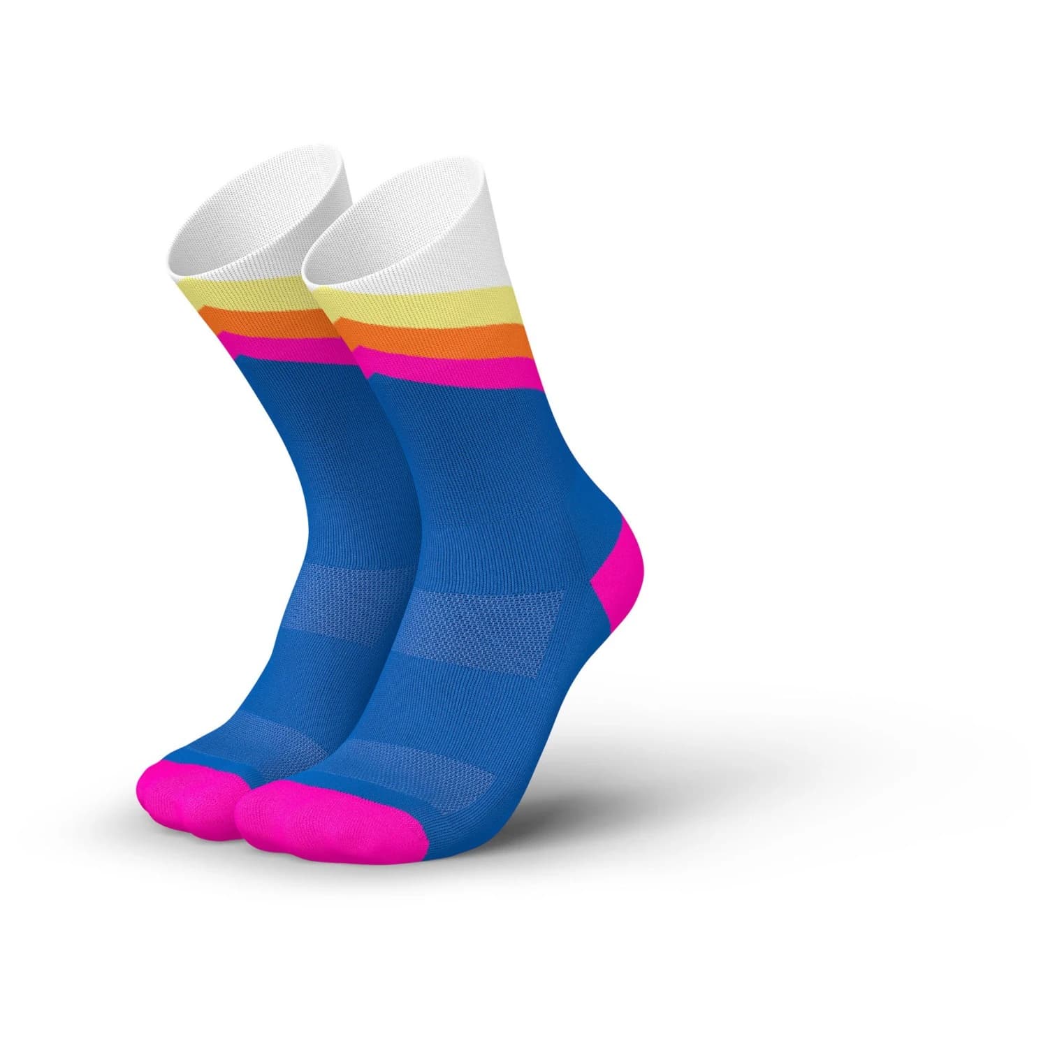 Чорапи за бягане INCYLENCE Running Grades Running socks - Blue Yellow