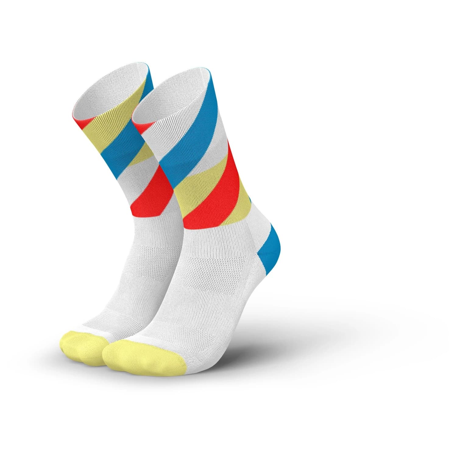 Чорапи за бягане INCYLENCE Running Loops Running socks - White Blue Inferno