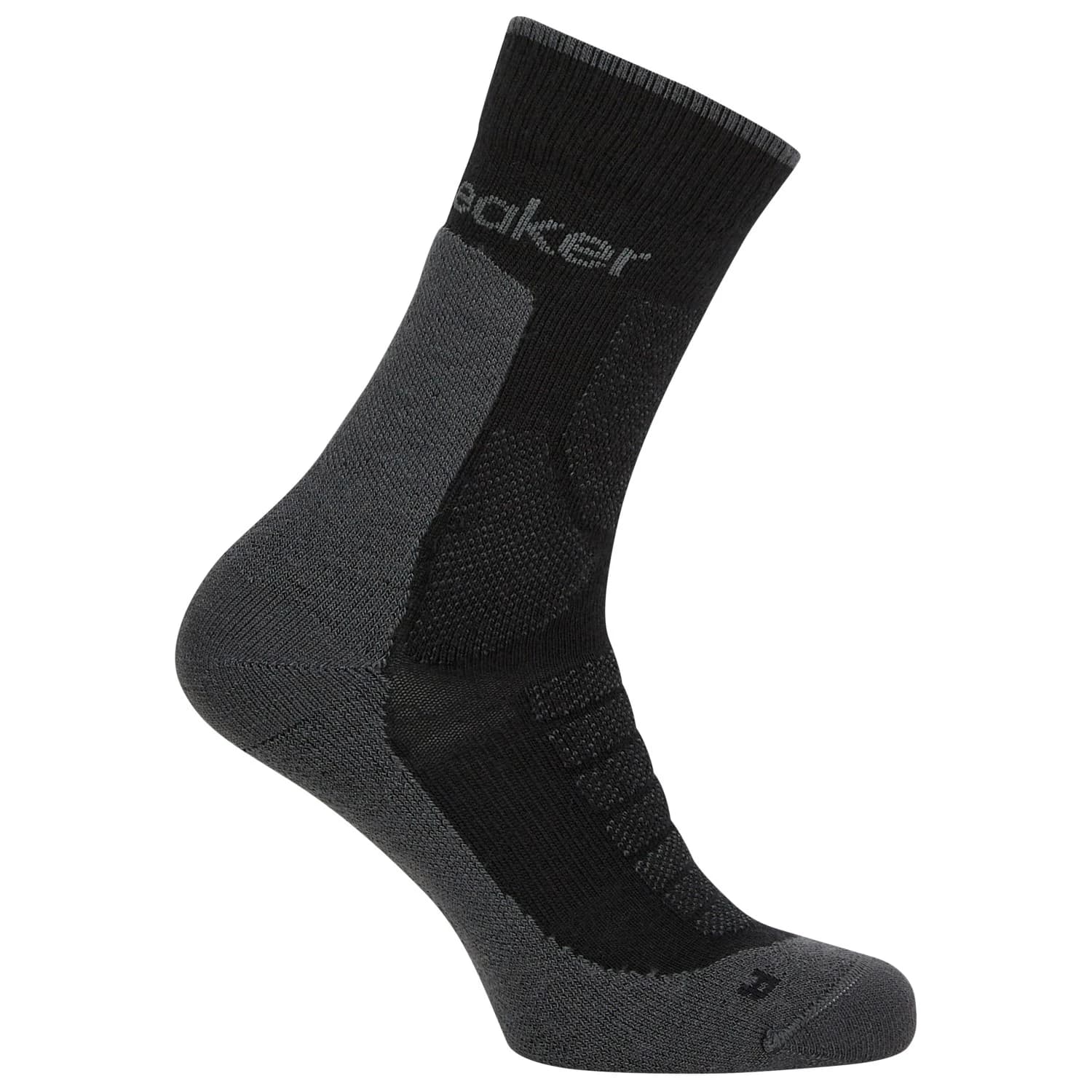 Мъжки туристически чорапи Icebreaker Merino Hike+ Heavy Crew Walking socks - Black / Obsidian