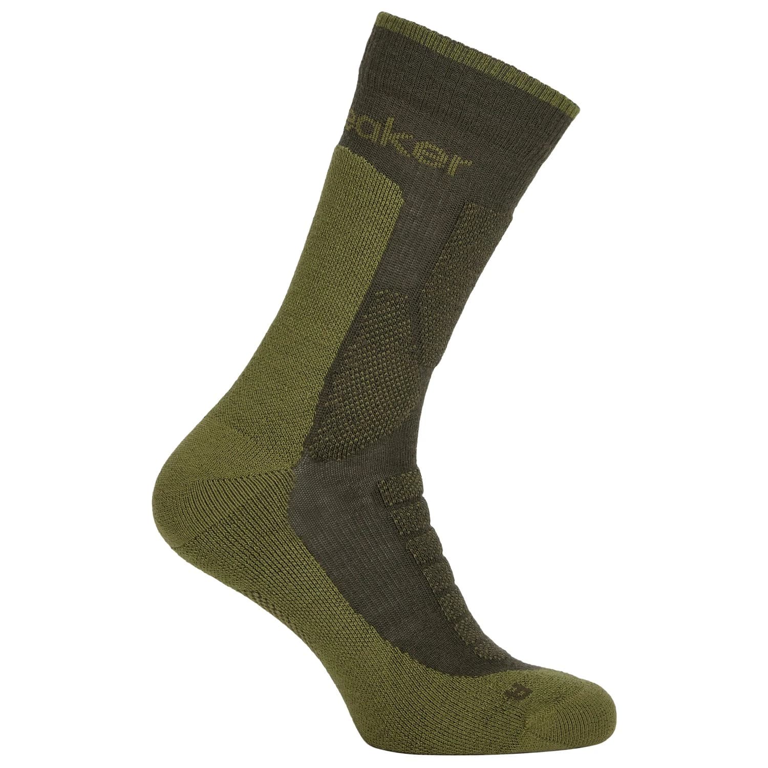 Мъжки туристически чорапи Icebreaker Merino Hike+ Heavy Crew Walking socks - Dark Loden / Sphagnum