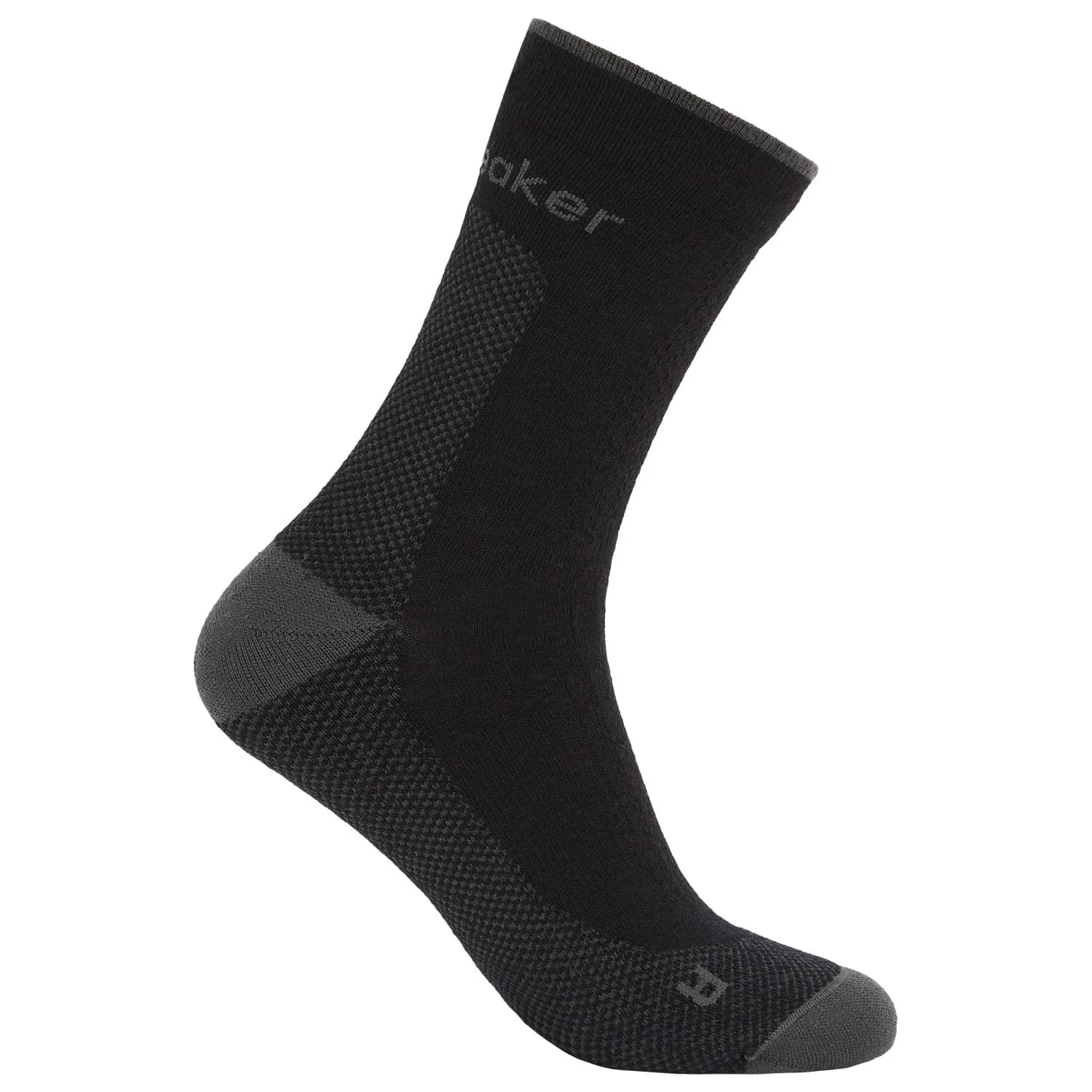 Мъжки туристически чорапи Icebreaker Merino Hike+ Ultralight Quarter Walking socks - Black / Obsidian