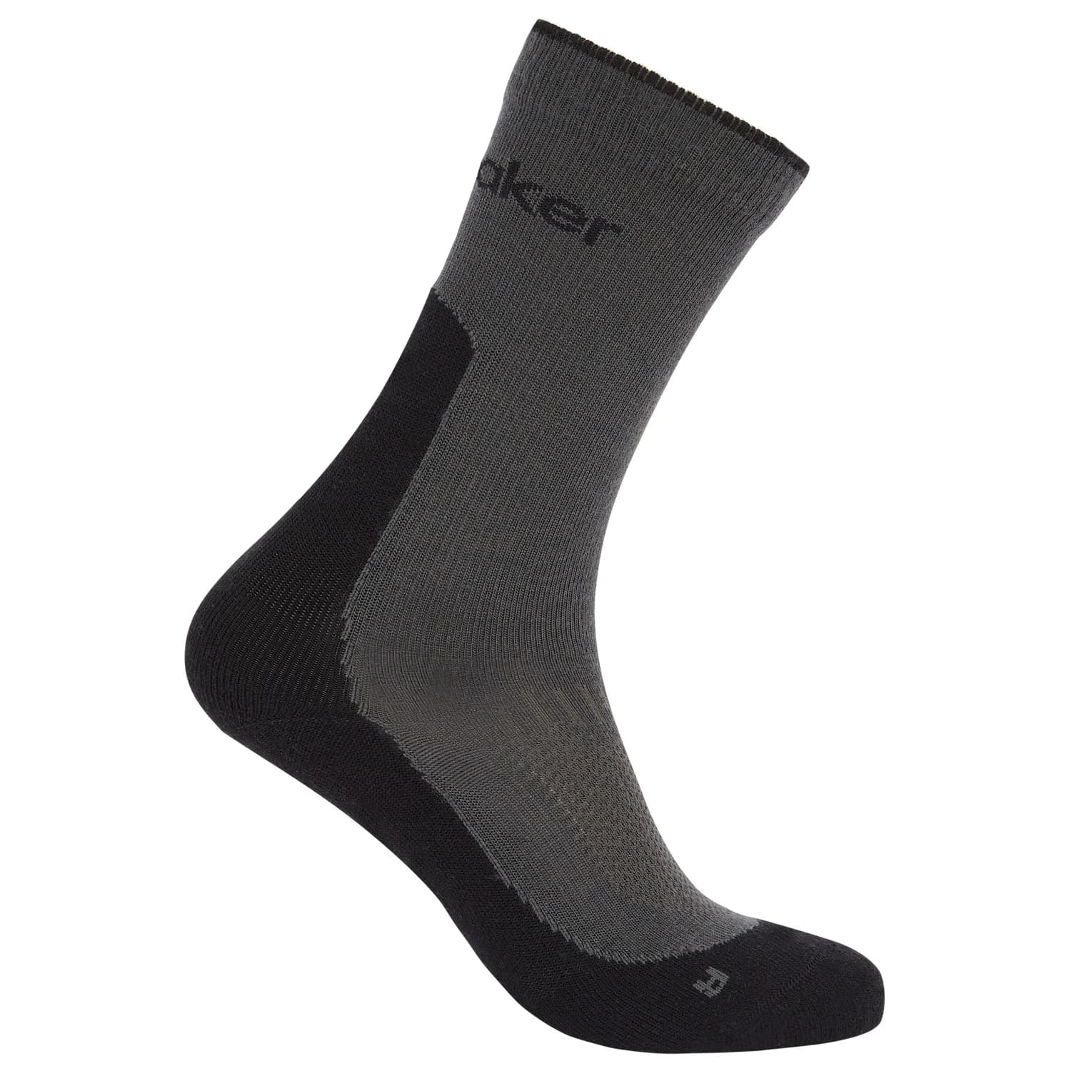 Дамски туристически чорапи Icebreaker Women's Merino Hike+ Light Crew Walking socks - Obsidian / Black