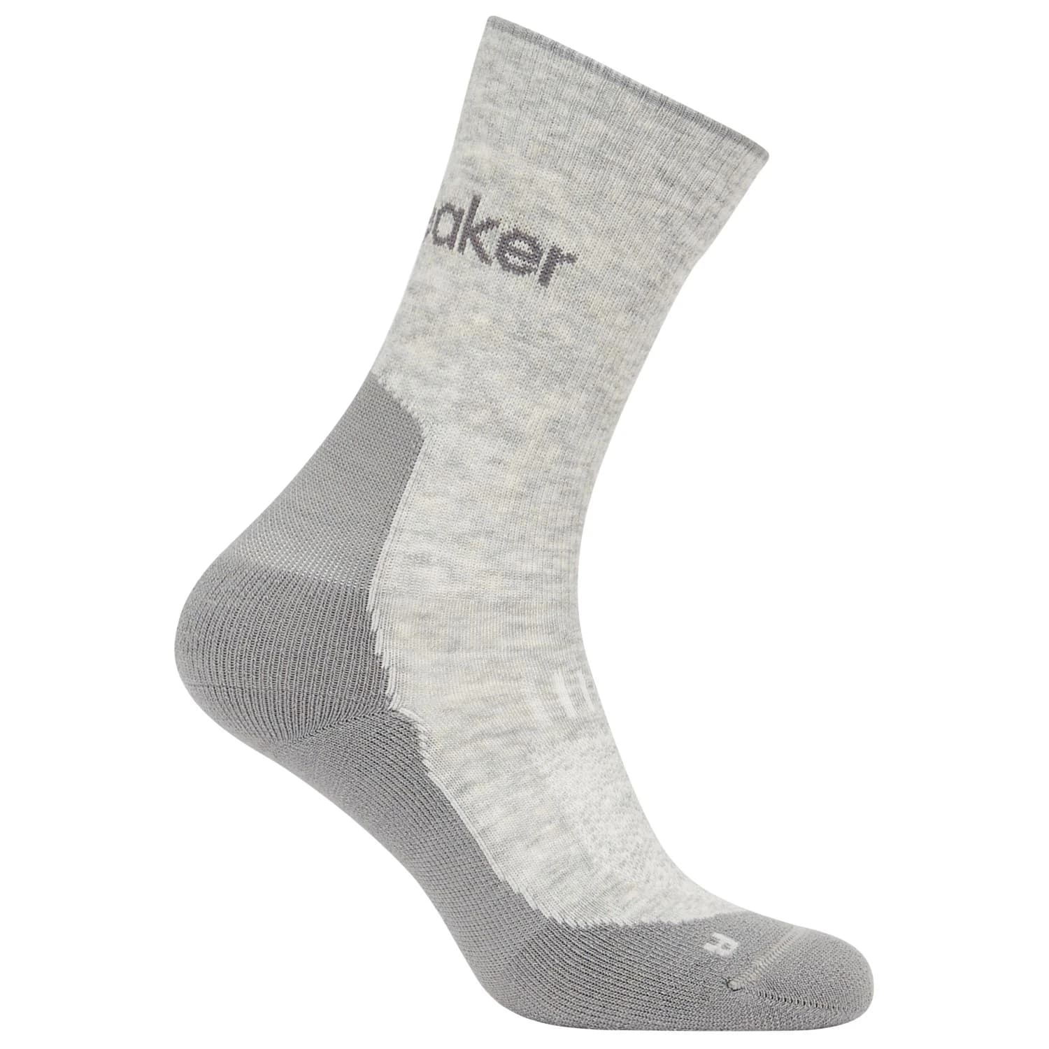 Дамски туристически чорапи Icebreaker Women's Merino Hike+ Light Crew Walking socks - Blizzard Heather / Alloy
