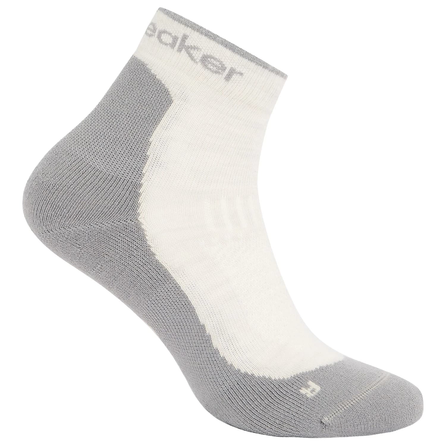 Дамски туристически чорапи Icebreaker Women's Merino Hike+ Light Mini Walking socks - Ecru Heather / Alloy