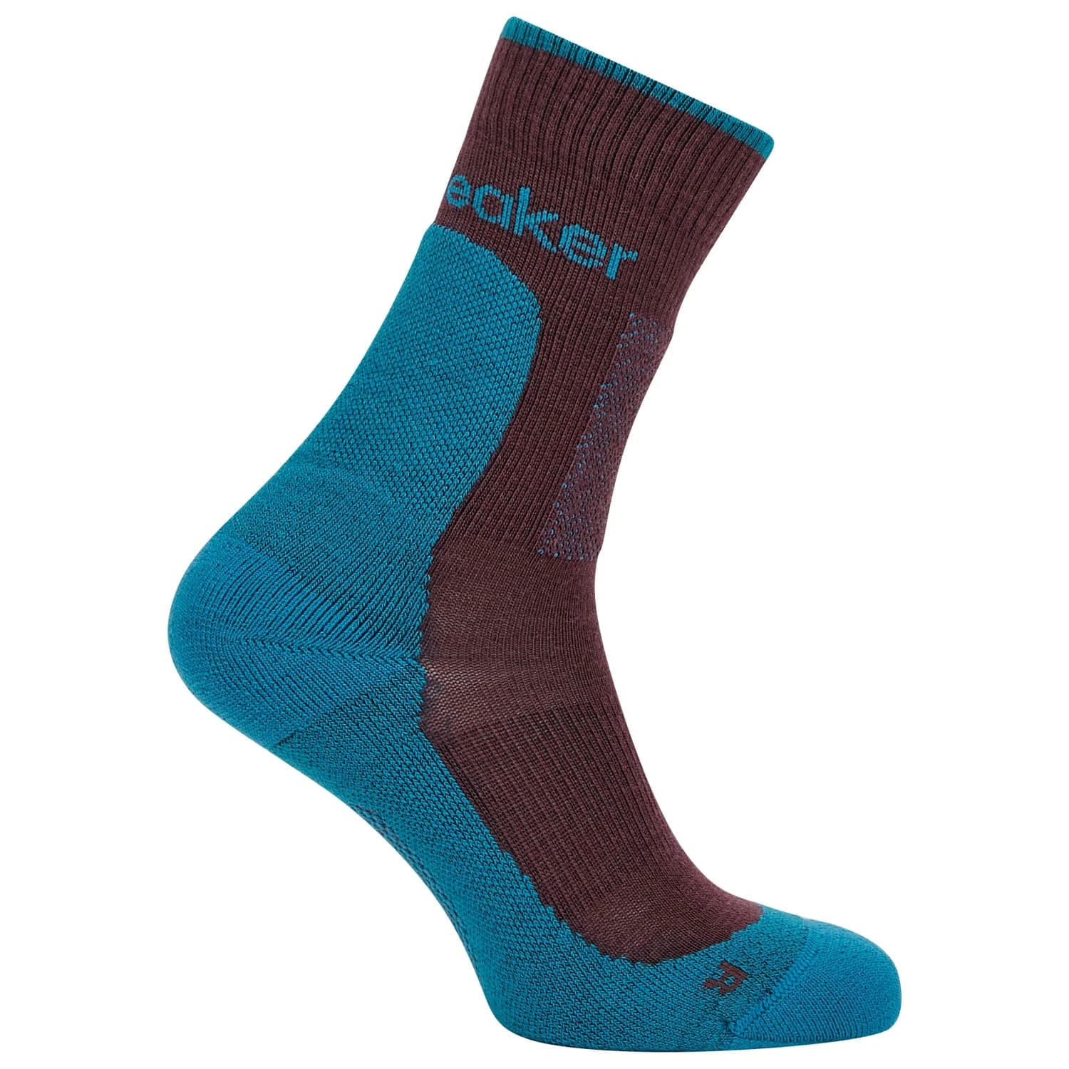 Дамски туристически чорапи Icebreaker Women's Merino Hike+ Medium Crew Walking socks - Java / Tidal Teal