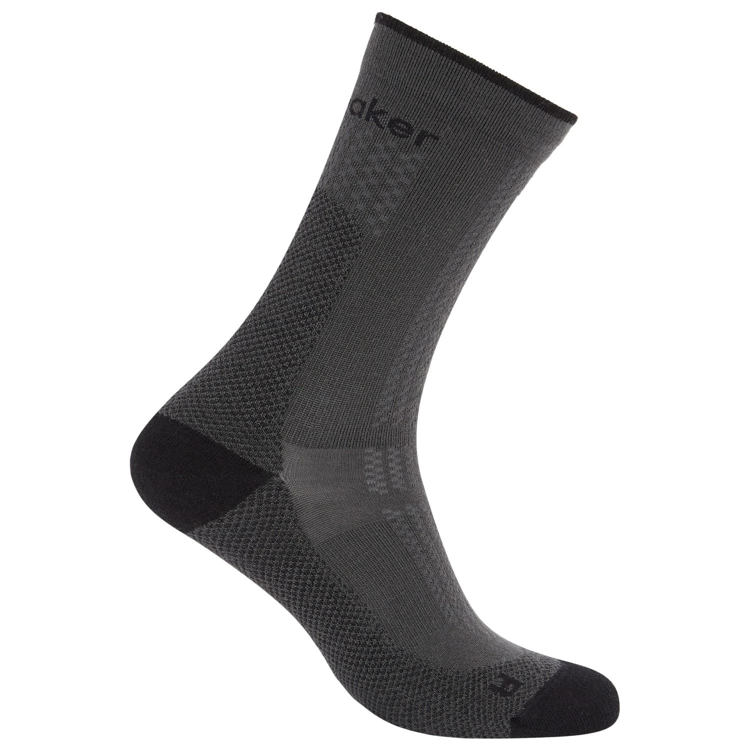 Дамски туристически чорапи Icebreaker Women's Merino Hike+ Ultralight Crew Walking socks - Obsidian / Black