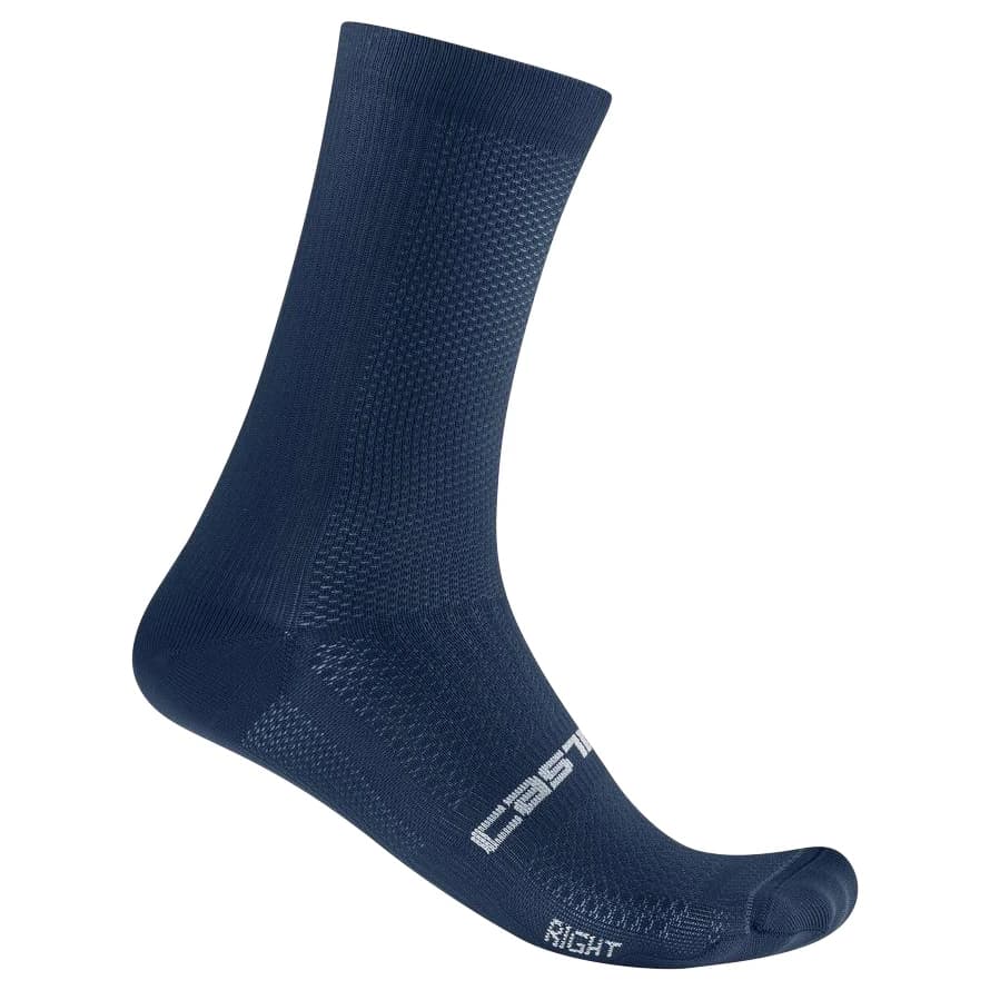 Чорапи за колоездене Castelli Espresso 18 Sock Cycling socks - Belgian Blue