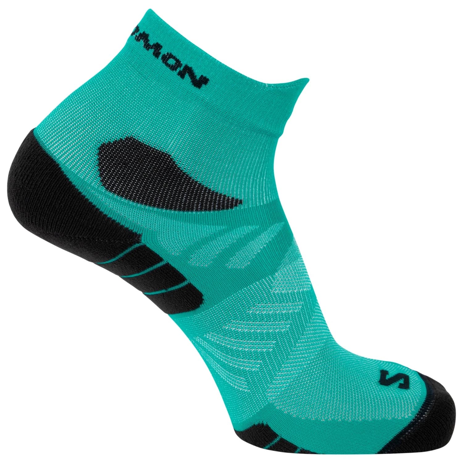 Чорапи за бягане Salomon Aero Ankle Running socks - Dynasty Green / Waterfall