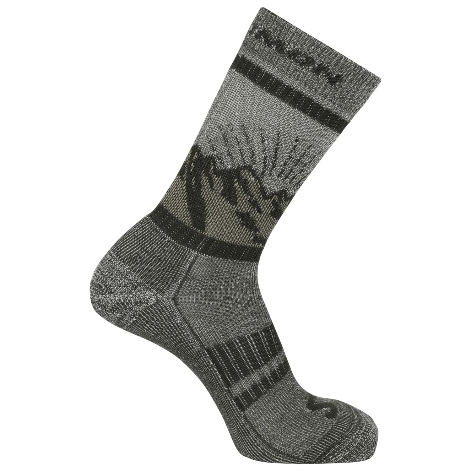 Туристически чорапи Salomon Retro Wool Crew Walking socks - Aloe / Martini Olive