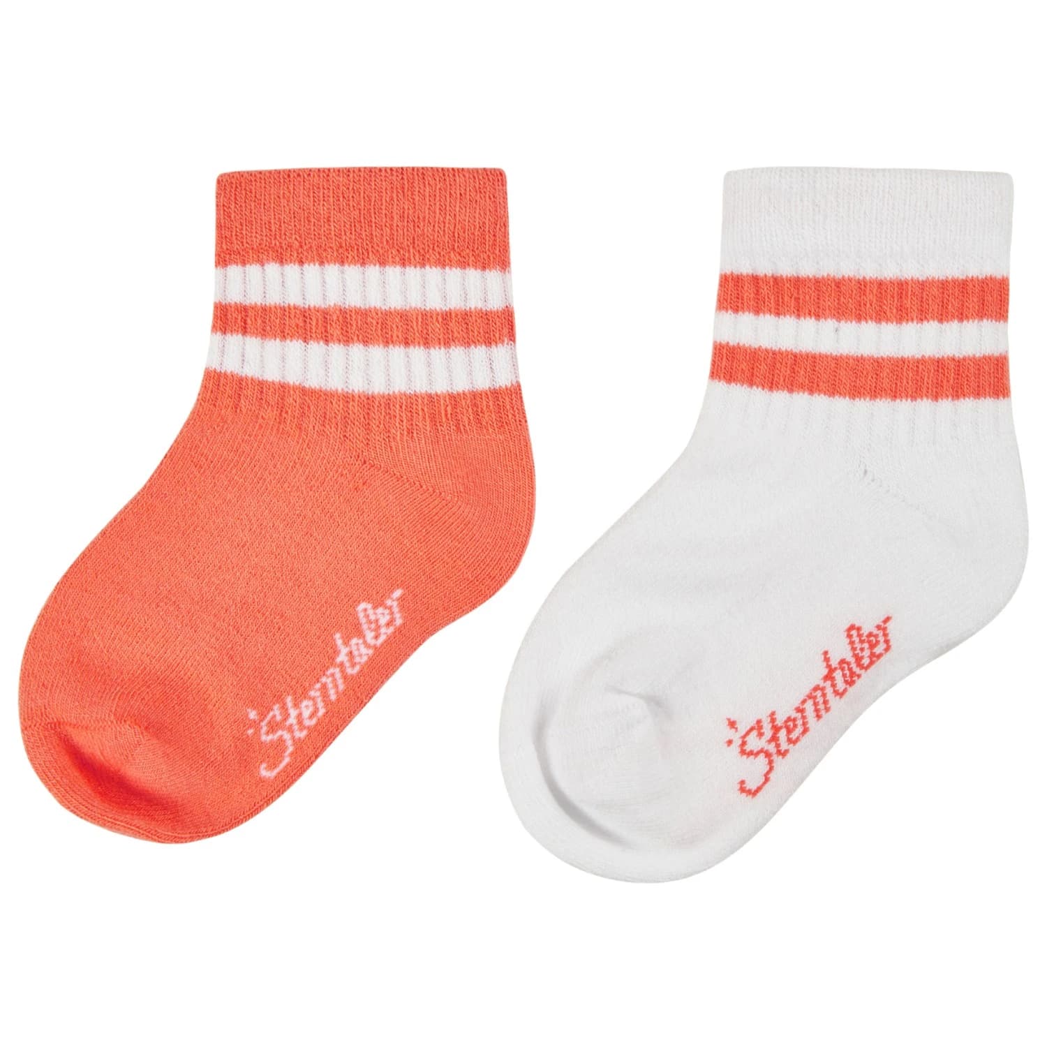 Детски спортни чорапи Sterntaler Kids' Short Socks DP Coolmax Ribbed Sports socks - Leuchtorange