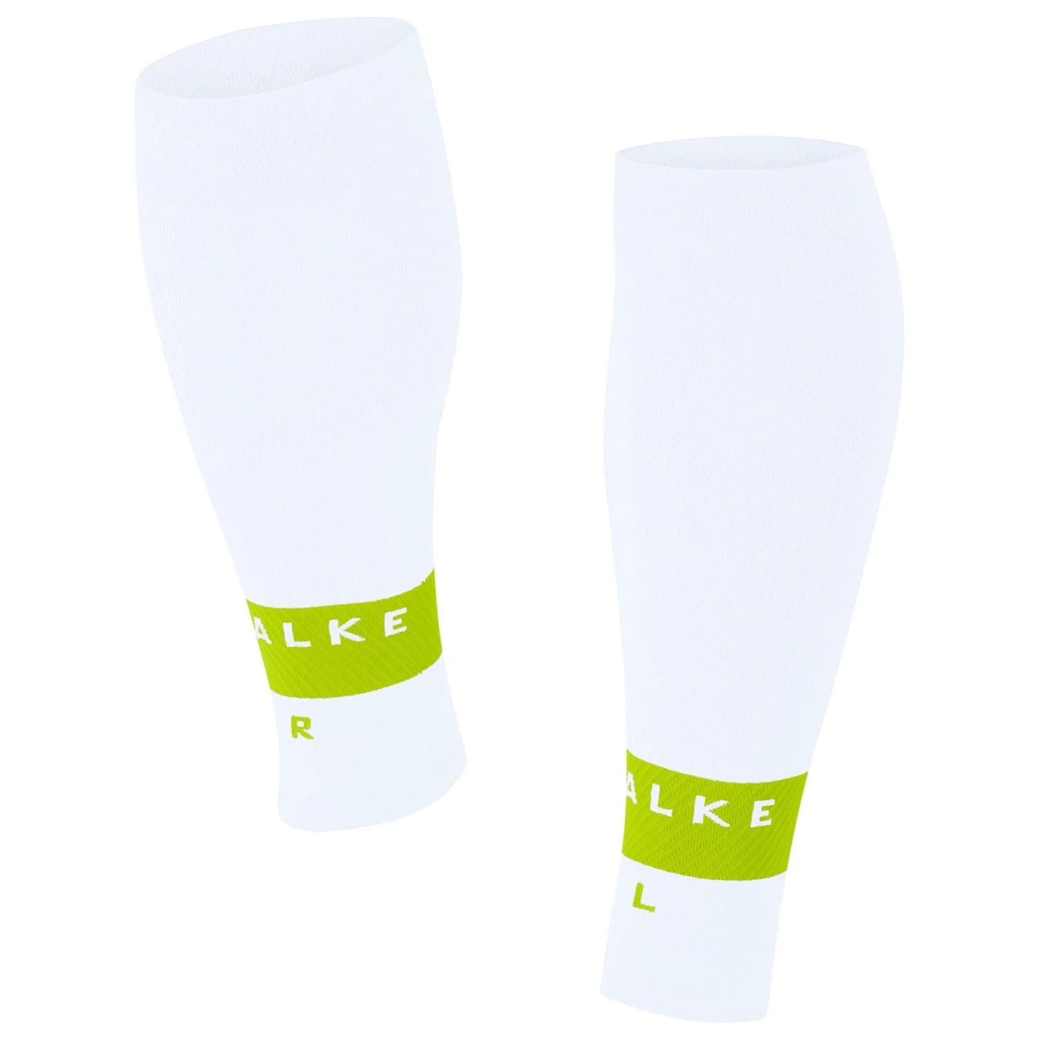 Мъжки чорапи за бягане Falke RU Compression Energy Sleeves Leg warmers - White