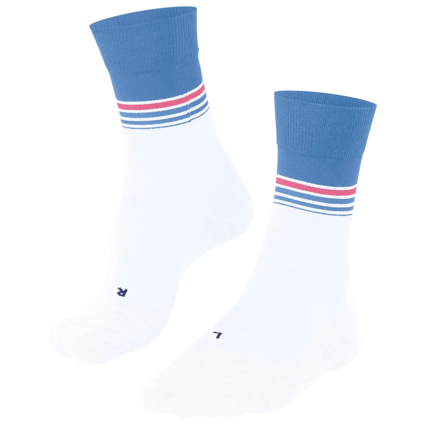 Мъжки чорапи за бягане Falke RU4 Endurance Cool Run Running socks - White / Light Blue