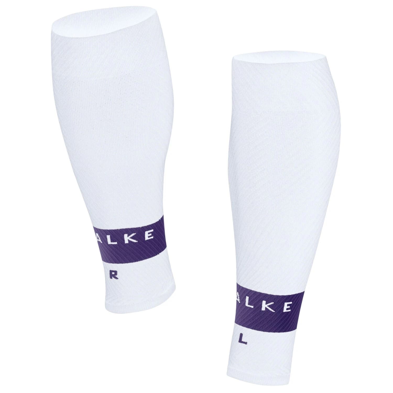 Дамски чорапи за бягане Falke Women's RU Compression Energy Sleeves Leg warmers - White