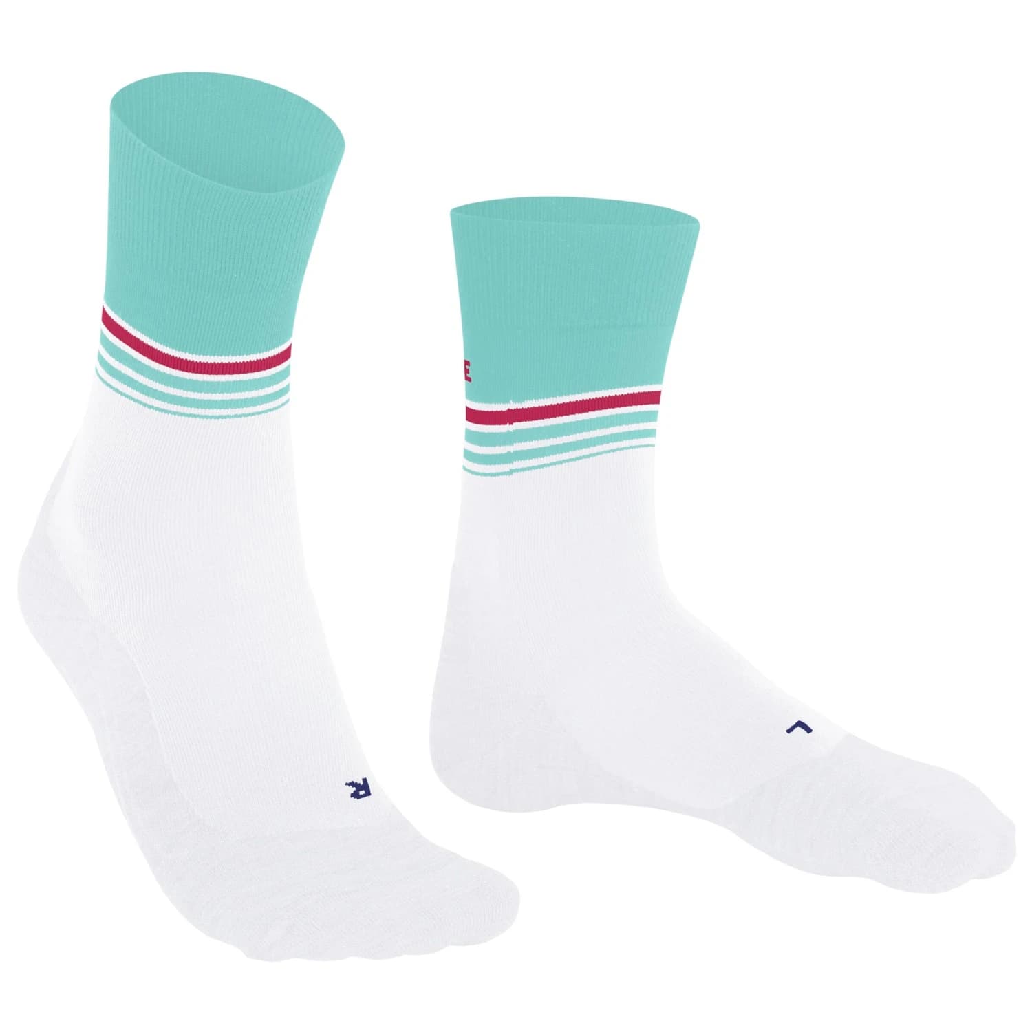 Дамски чорапи за бягане Falke Women's RU4 Endurance Cool Run Running socks - White Vario