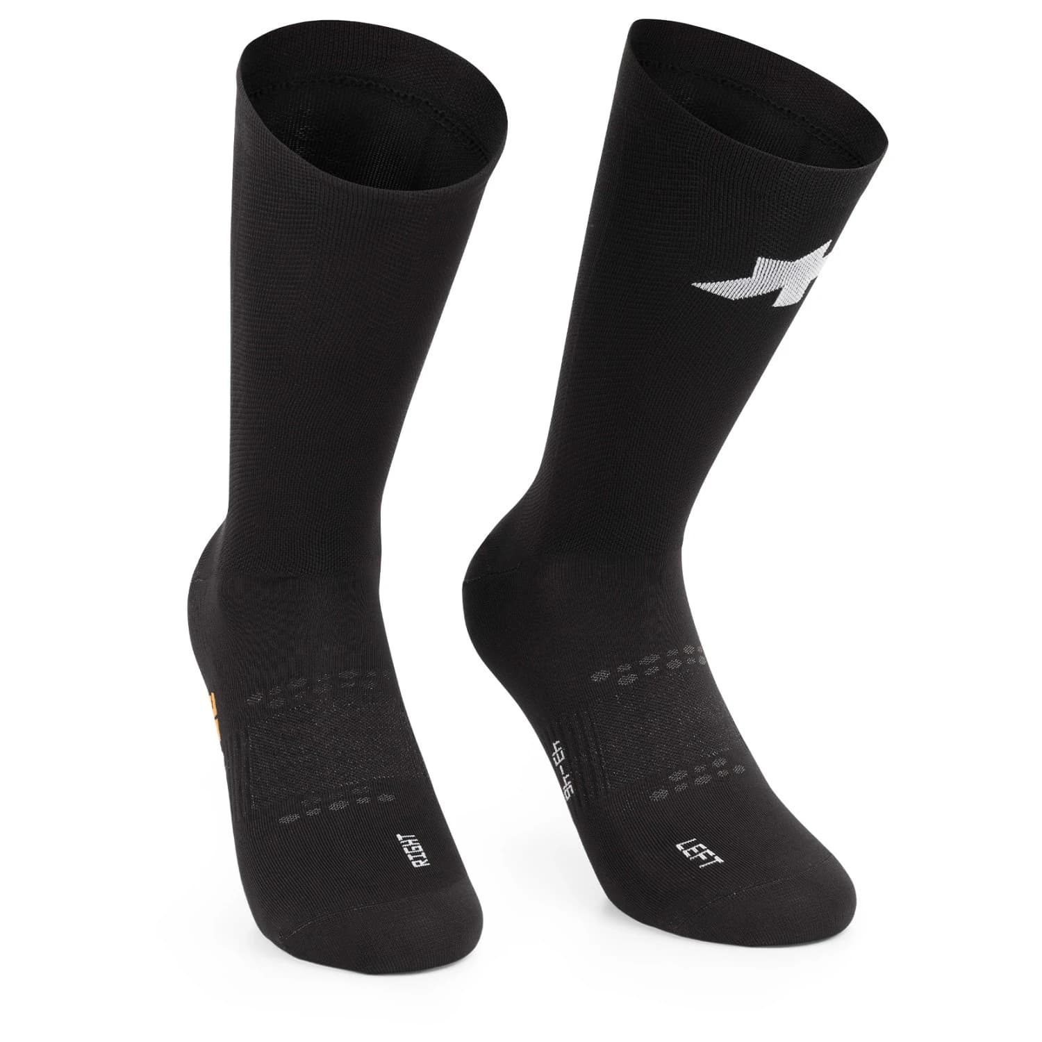 Чорапи за колоездене ASSOS RS Socks S11 Cycling socks - Black Series