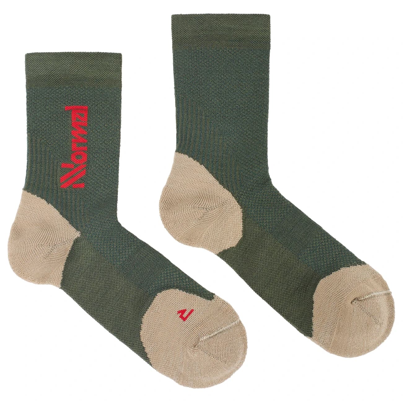 Чорапи за бягане Nnormal Merino Sock 2 Running socks - Green