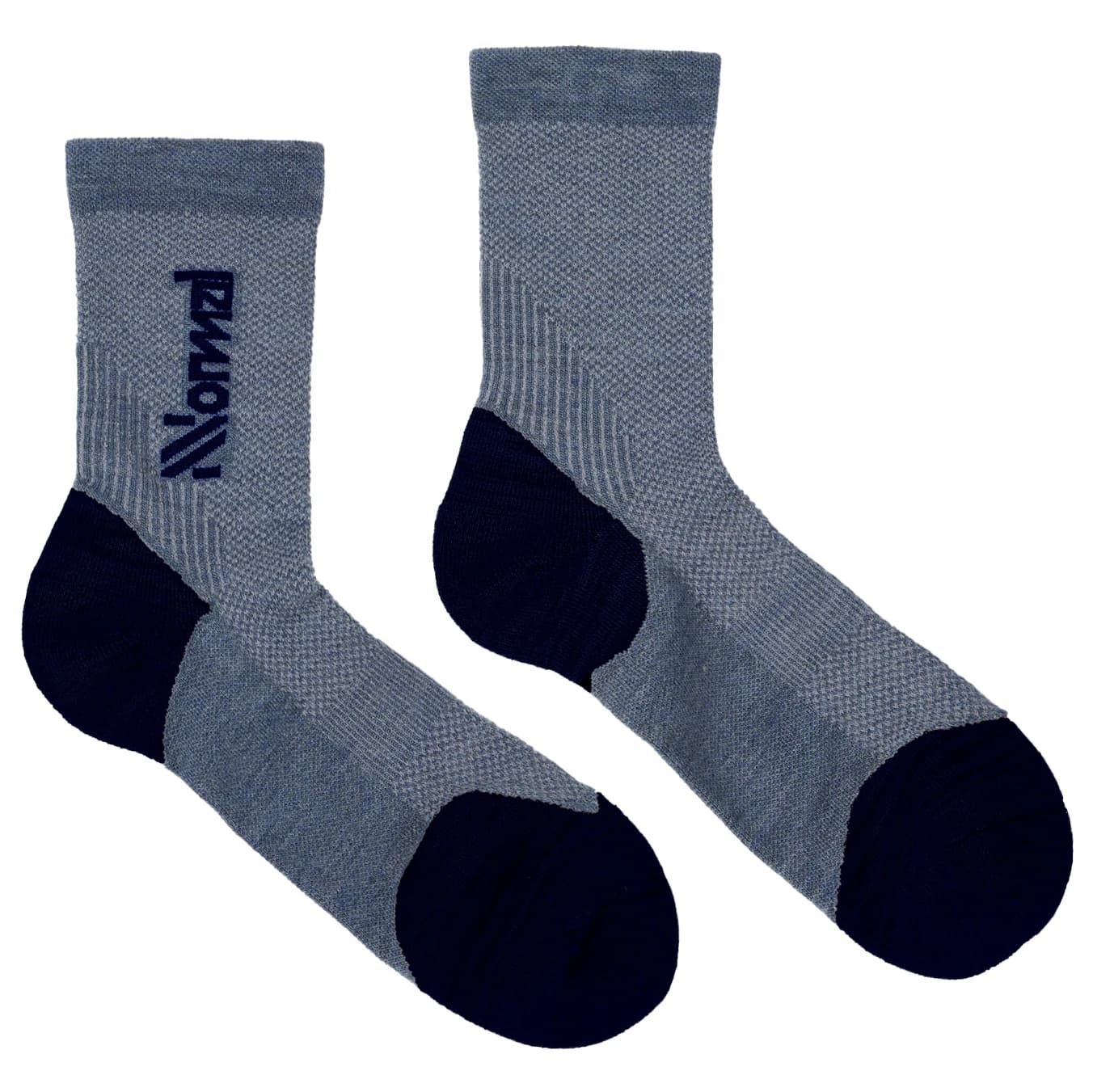 Чорапи за бягане NNormal Merino Sock 2 Running socks - Blue