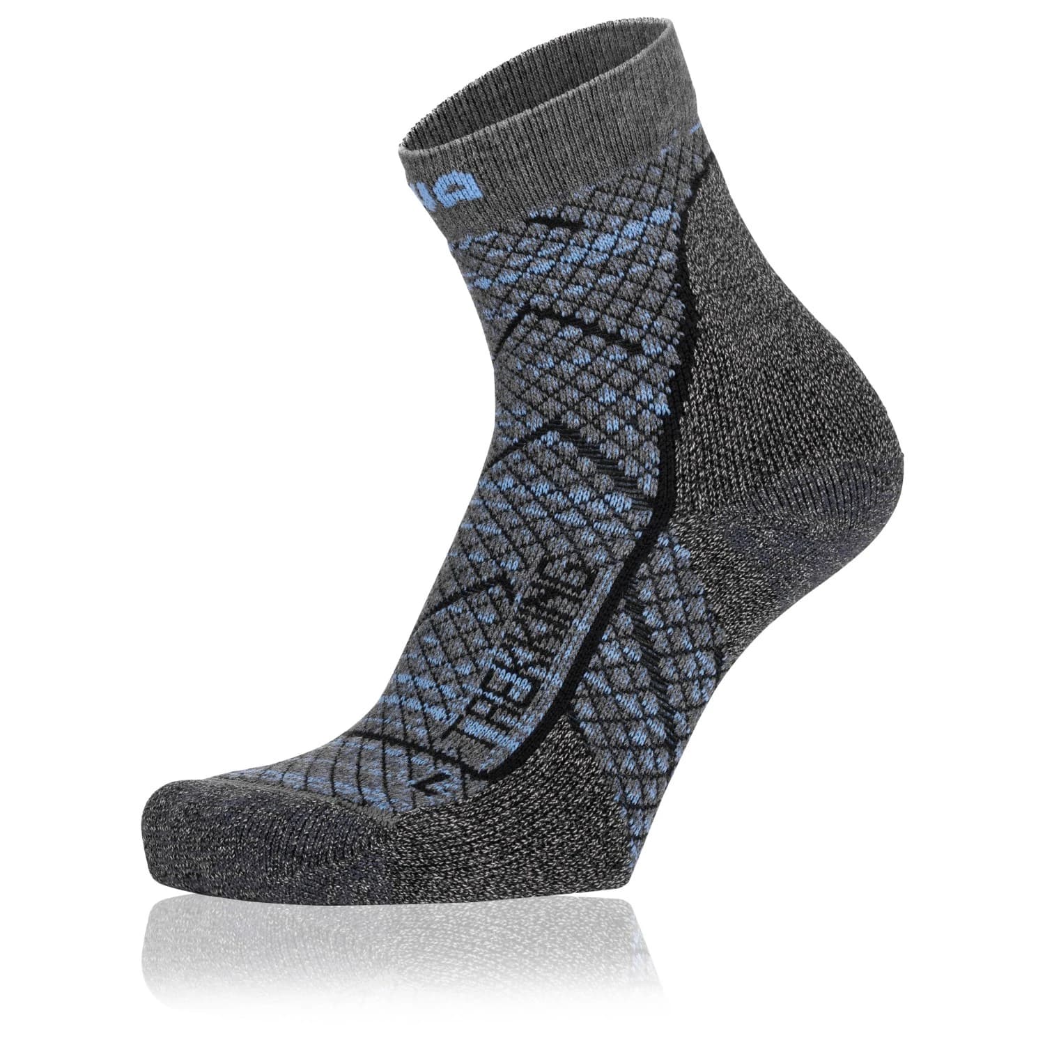 Детски спортни чорапи Lowa Kid's Short Sports socks - Mixed Grey / Light Blue