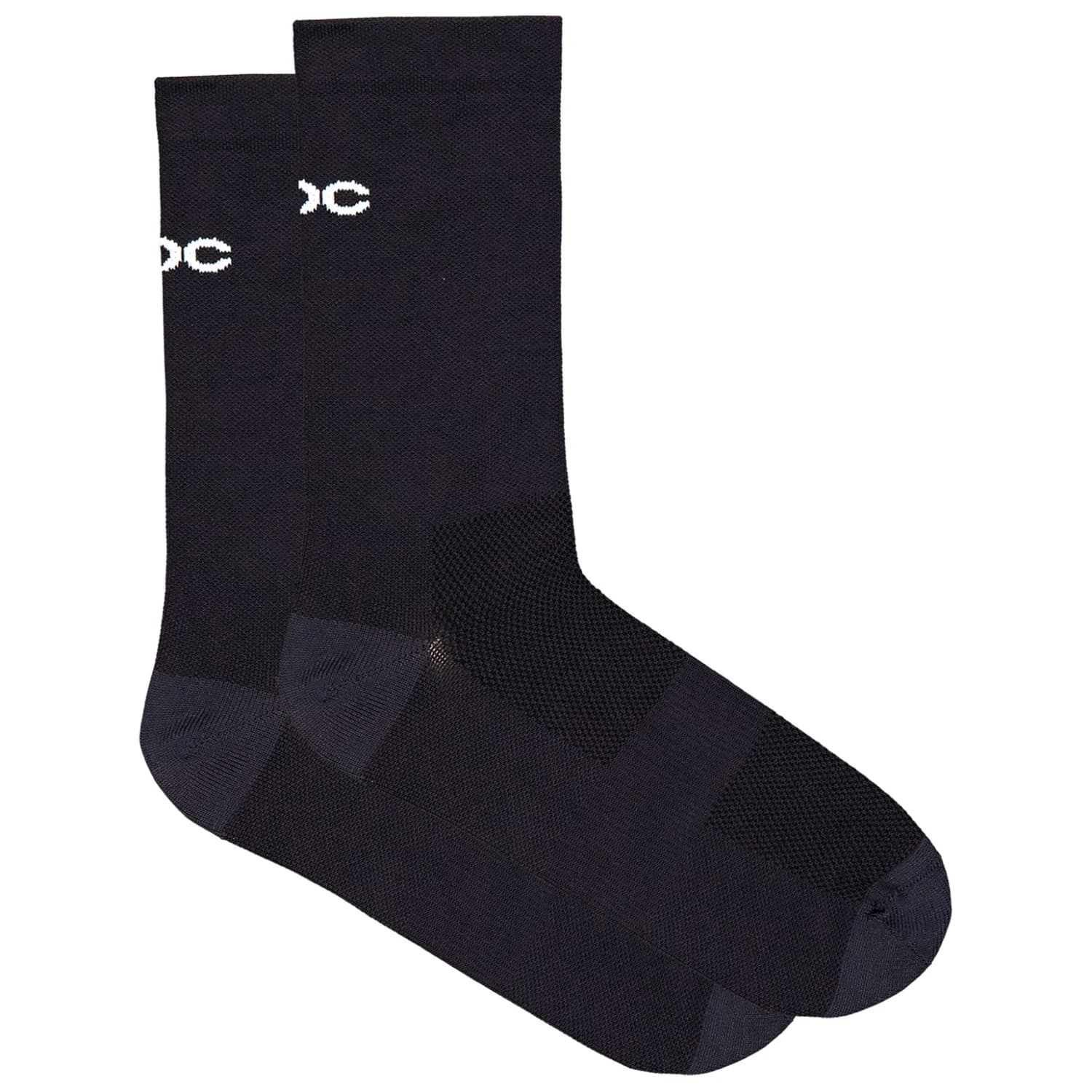 Чорапи за колоездене POC Cadence Road Long Socks Cycling socks - Uranium Black