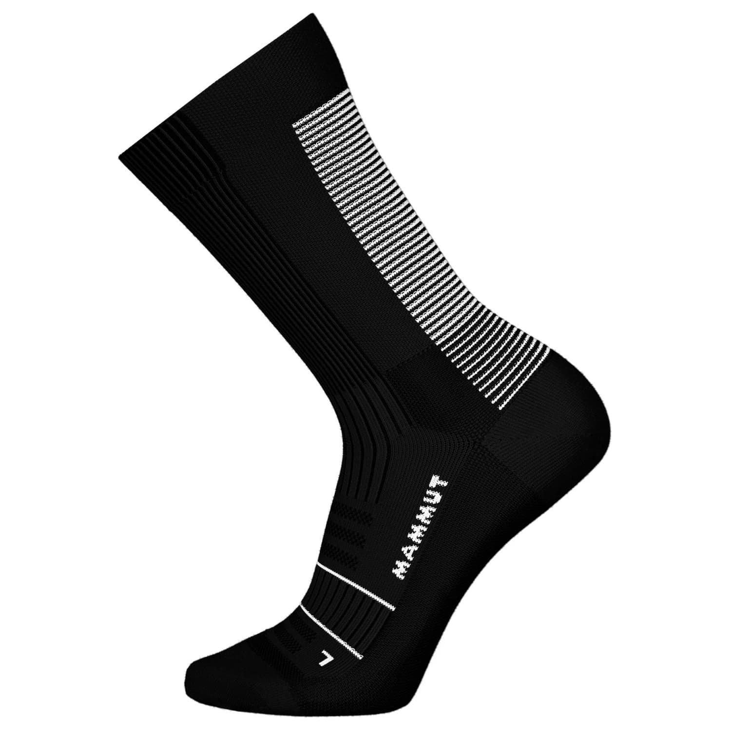 Чорапи за бягане Mammut Mountain Running Targeted Cushion Crew Running socks - Black / White