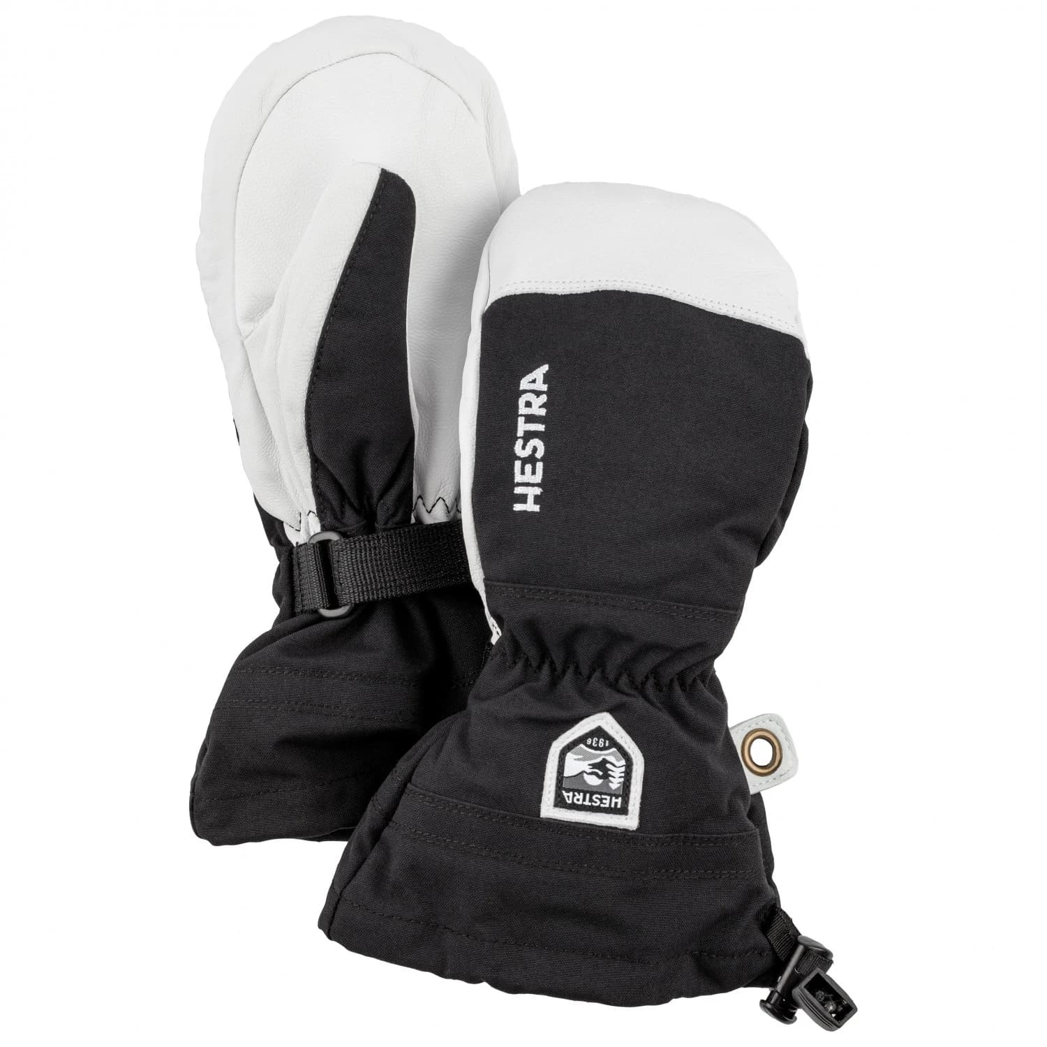 Детски ръкавици Hestra Kid's Army Leather Heli Ski Mitt Gloves - Black