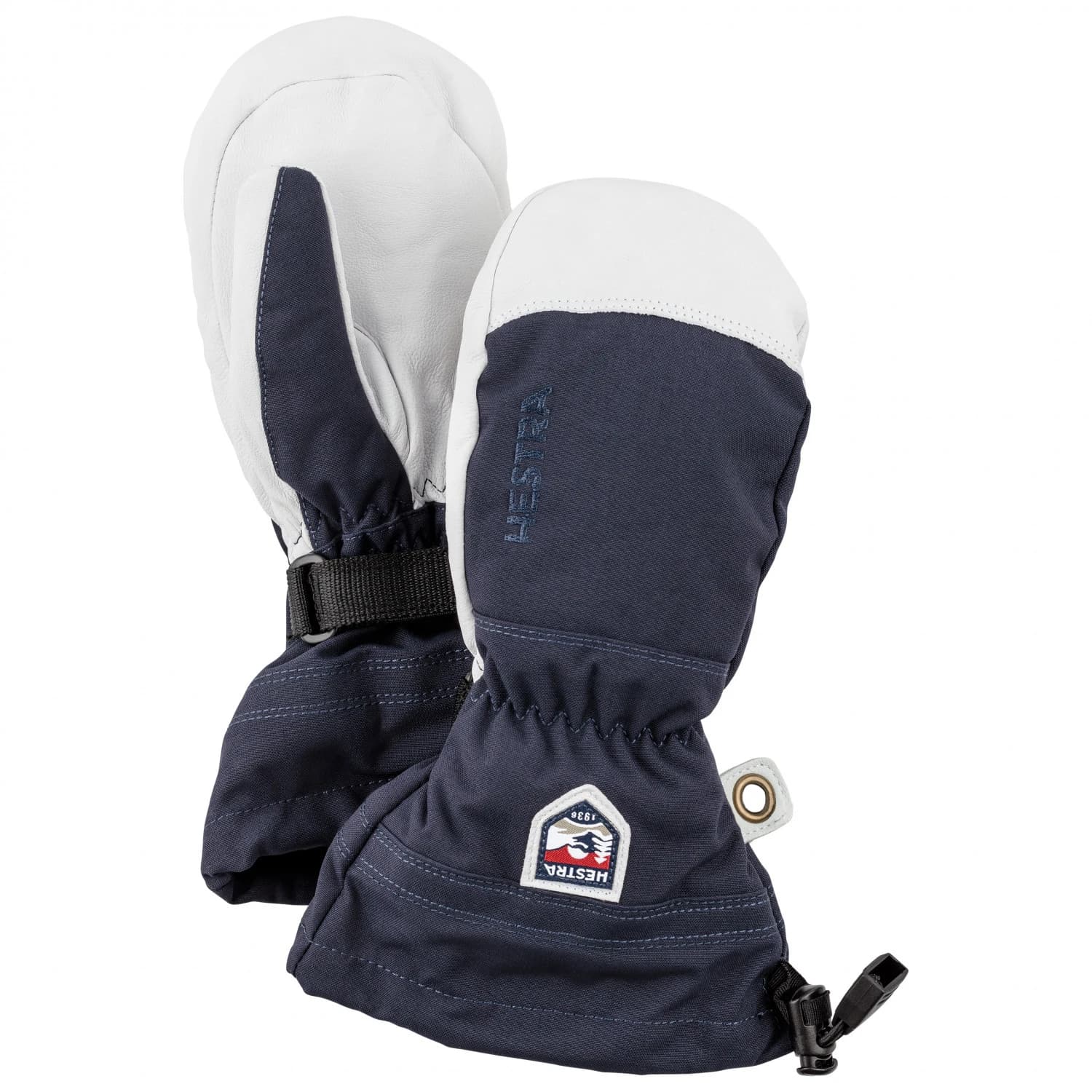 Детски ръкавици Hestra Kid's Army Leather Heli Ski Mitt Gloves - Navy