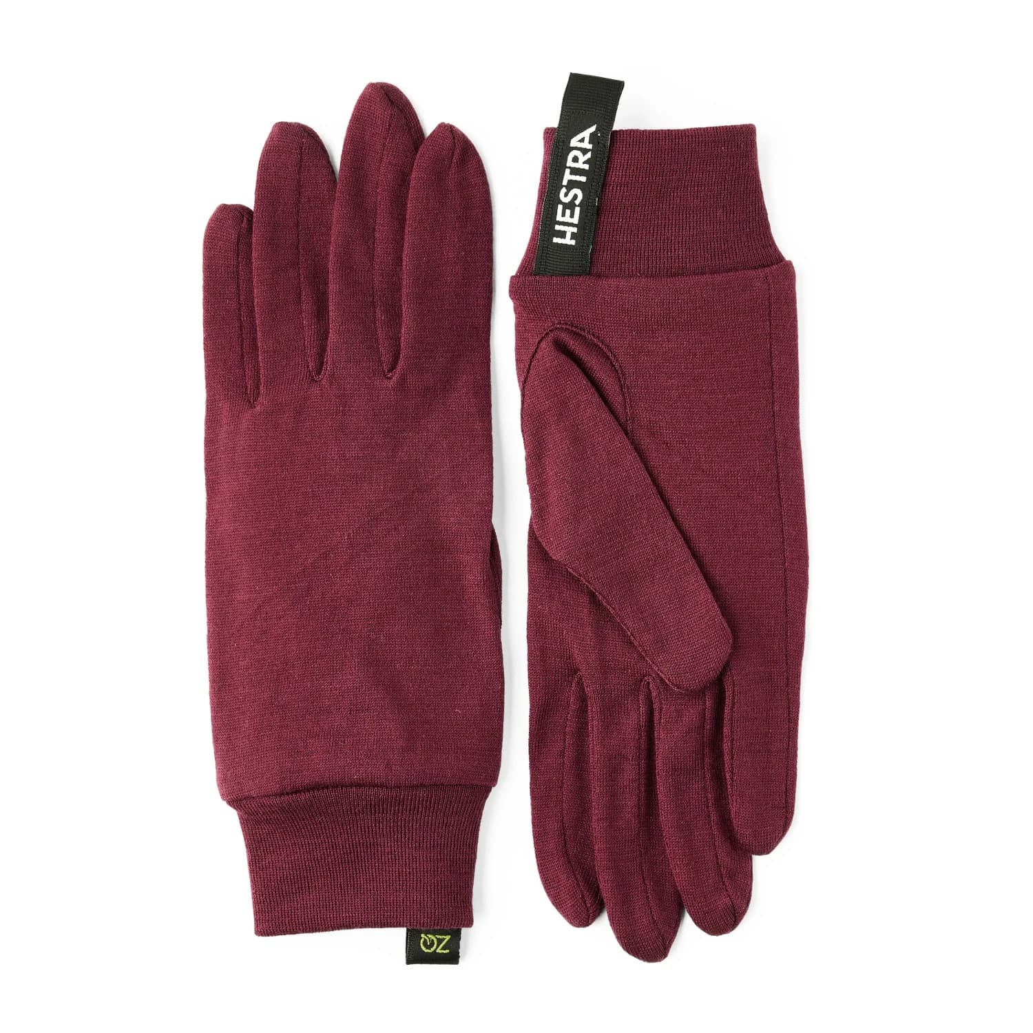 Ръкавици Hestra Merino Wool Liner Active 5 Finger Gloves - Bordeaux