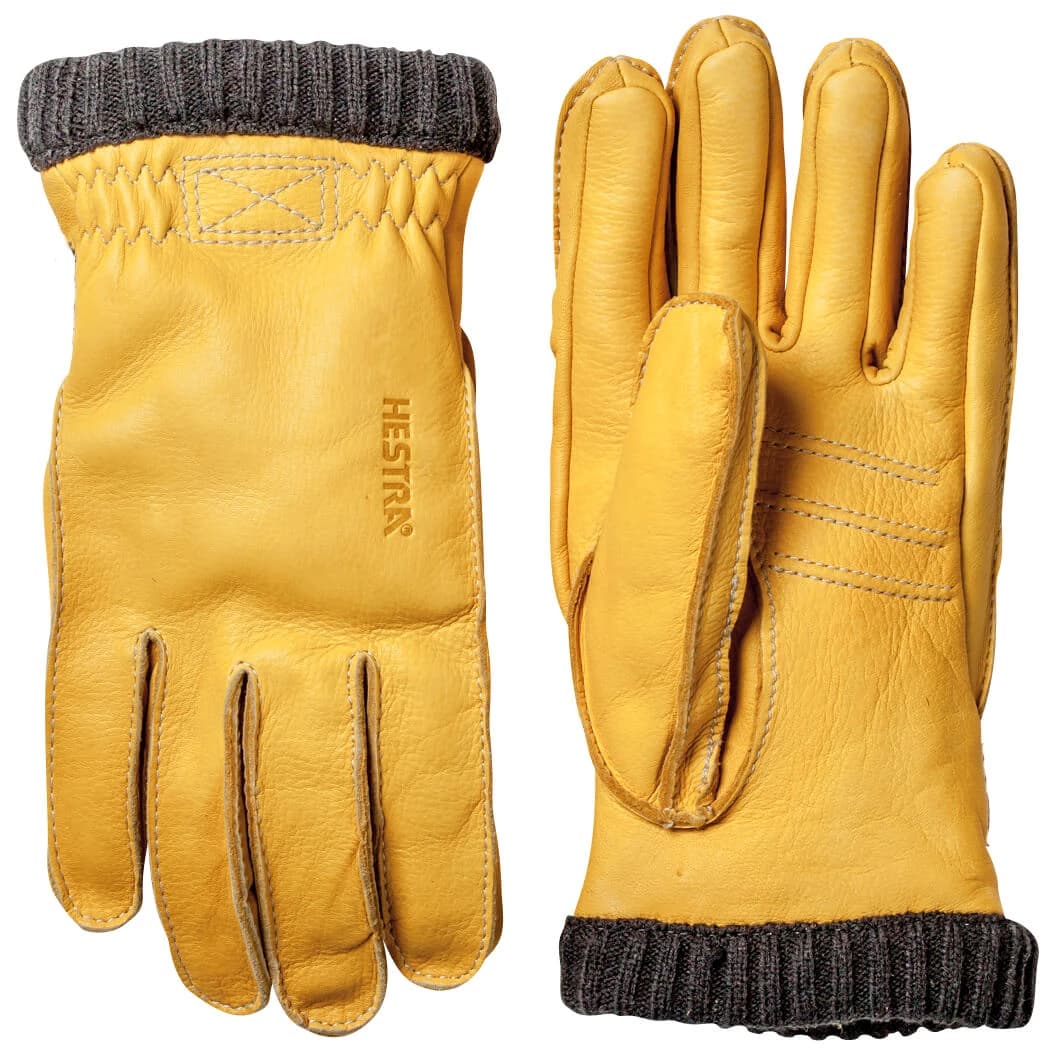Ръкавици Hestra Deerskin Primaloft Rib Gloves - Natural Yellow
