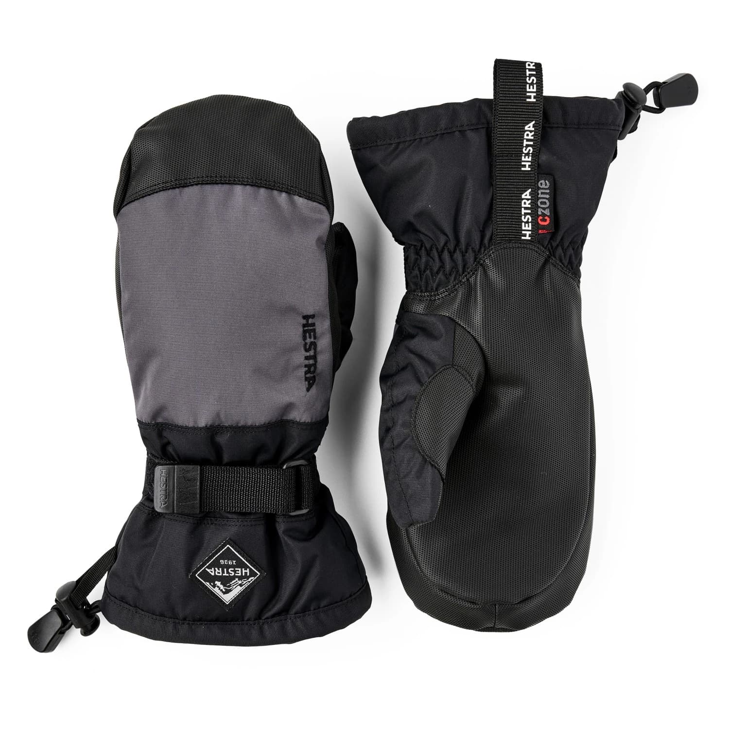 Ръкавици Hestra Gauntlet Czone Junior Mitt Gloves - Graphite / Black