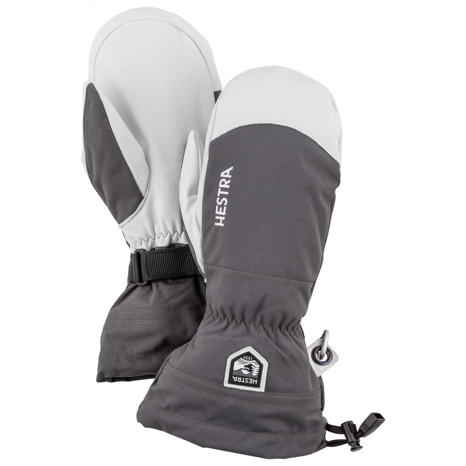 Ръкавици Hestra Army Leather Heli Ski Mitt Gloves - Grey