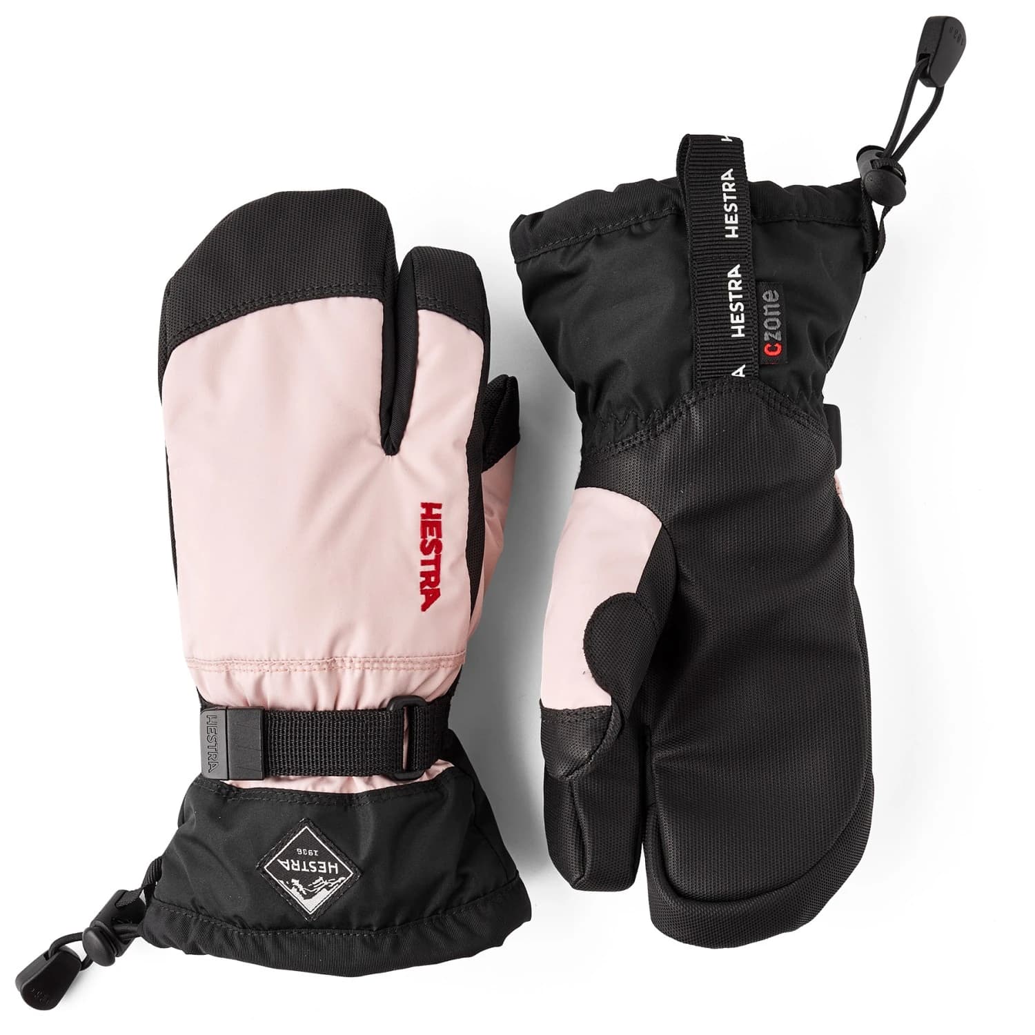 Детски ръкавици Hestra Kid's Gauntlet CZone 3 Finger Gloves - Parfait / Black