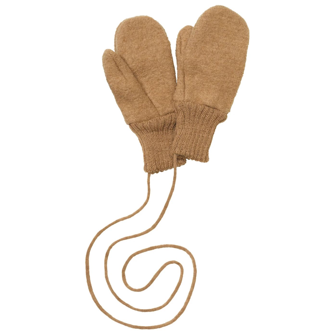 Детски ръкавици disana Kids' Boiled Wool Gloves - Caramel