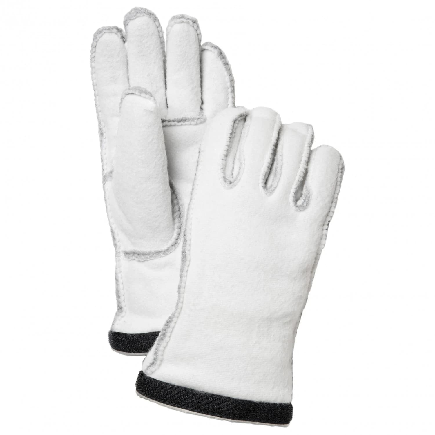 Дамски ръкавици Hestra Women's Heli Ski Liner 5 Finger Gloves - Offwhite